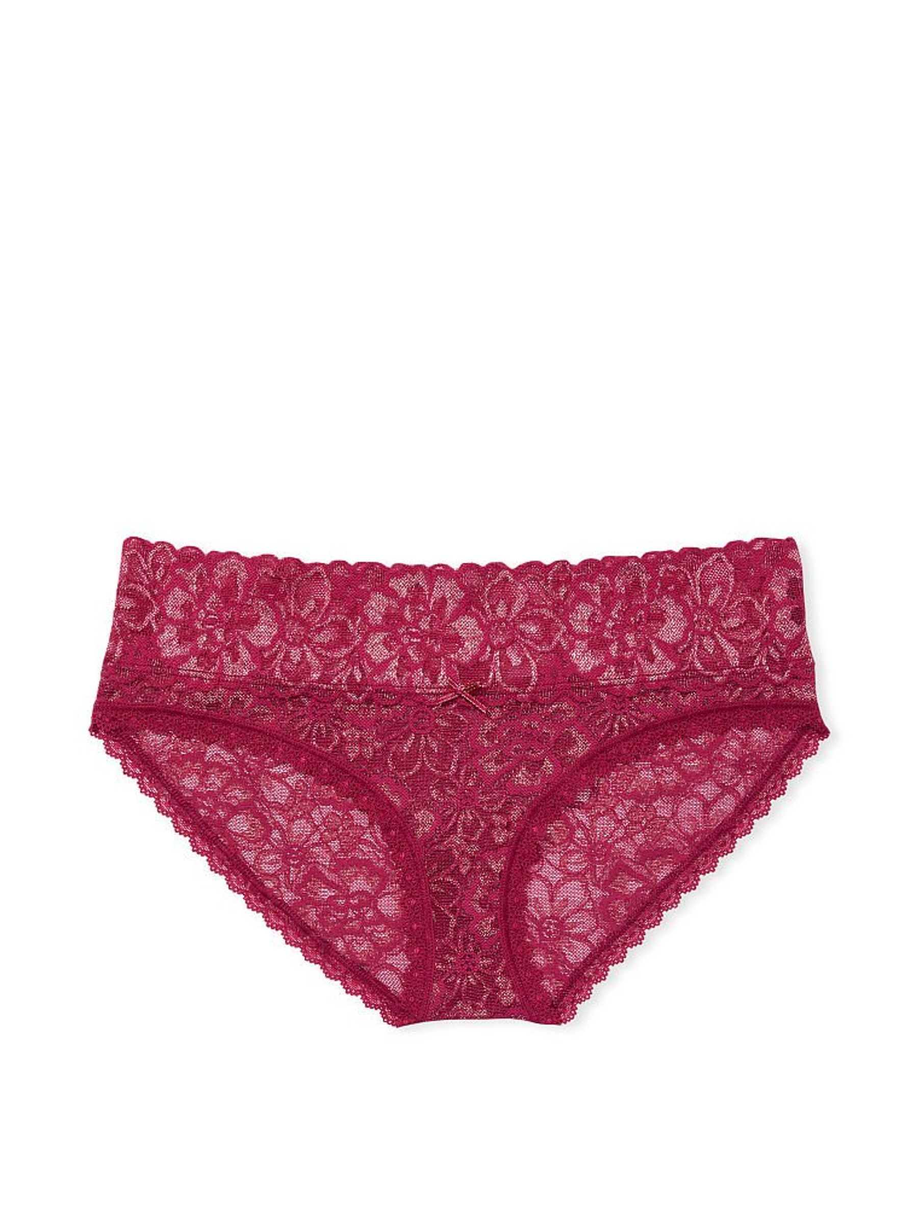 Claret Red Lace Hipster Knickers - Image 3 of 3
