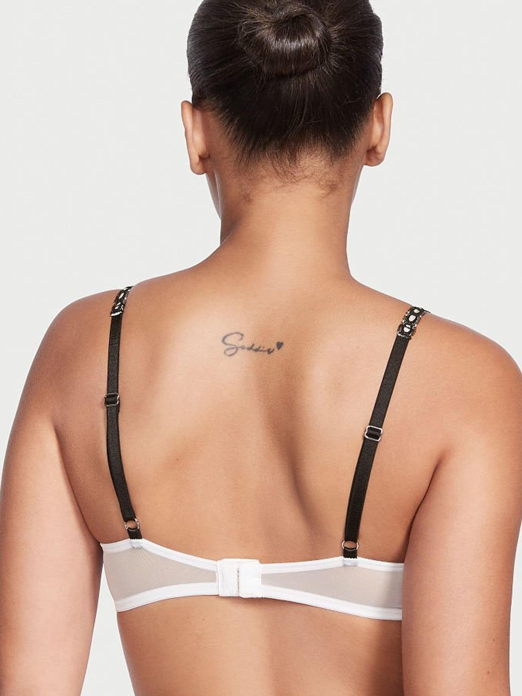 Coconut White Push Up Lace Unlined Balcony Bra - Image 2 of 3
