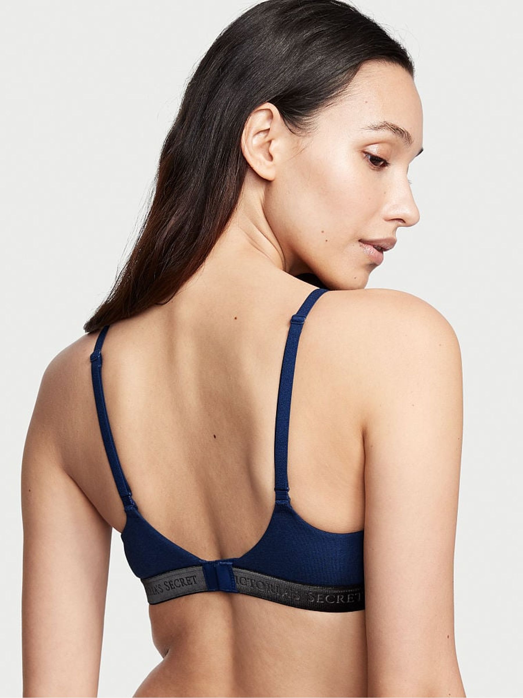 Academy Blue Demi Logo Strap Bra - Image 2 of 4