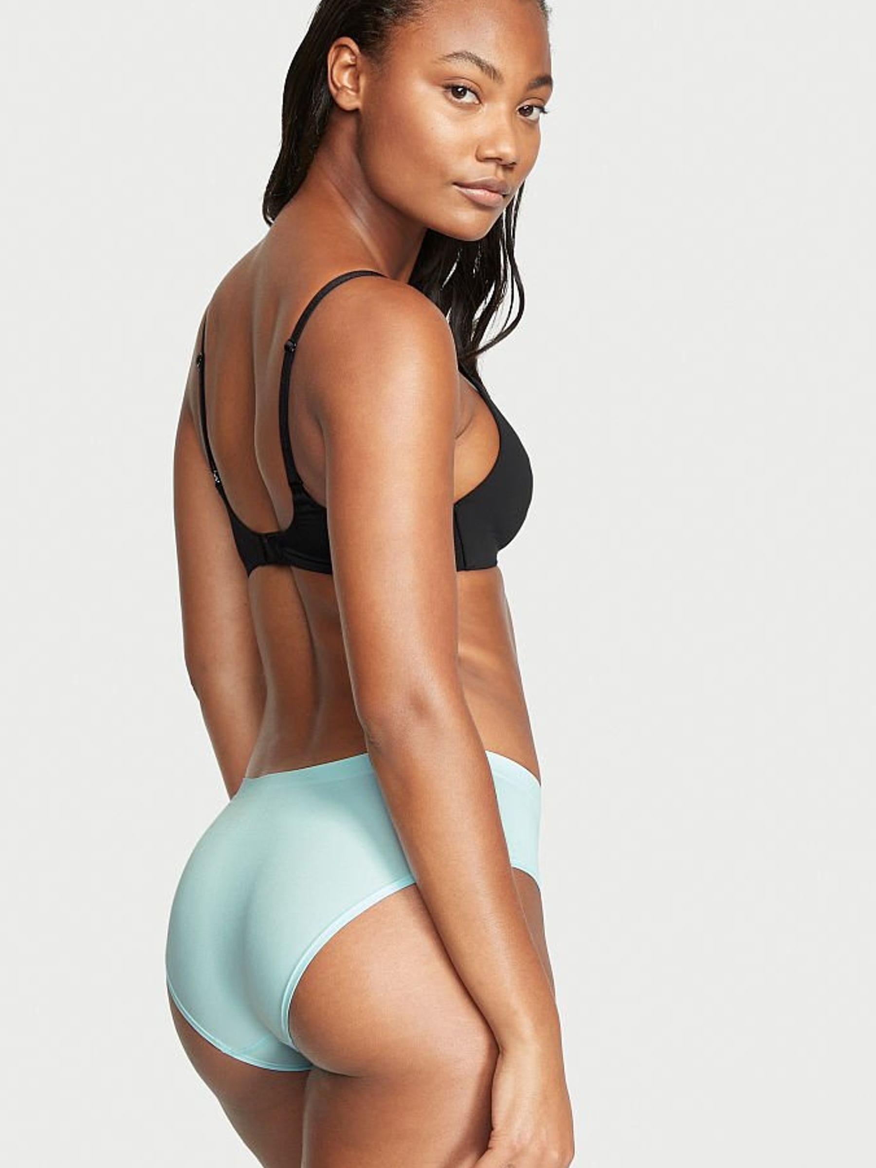 Opal Blue Smooth Seamless Hipster Knickers - Image 2 of 3