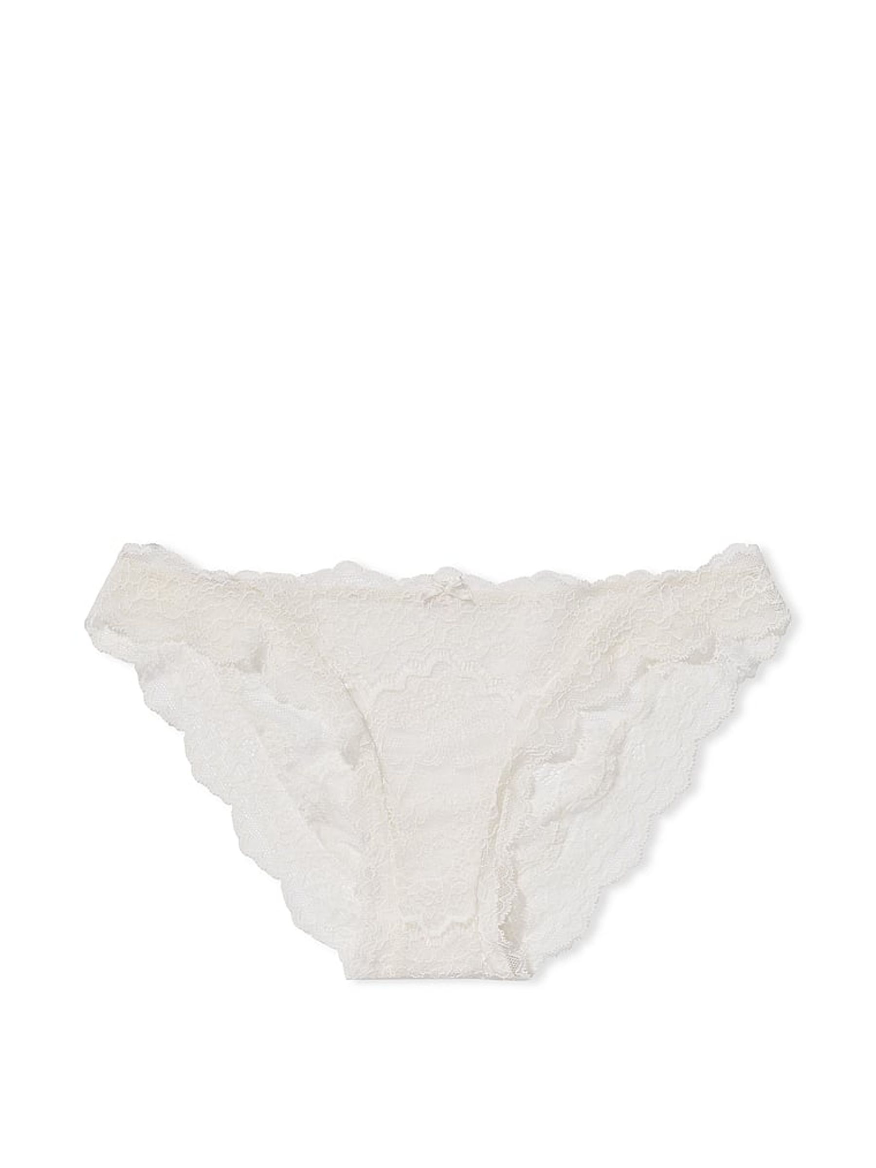 Coconut White Lace Cheeky Knickers - Image 3 of 3