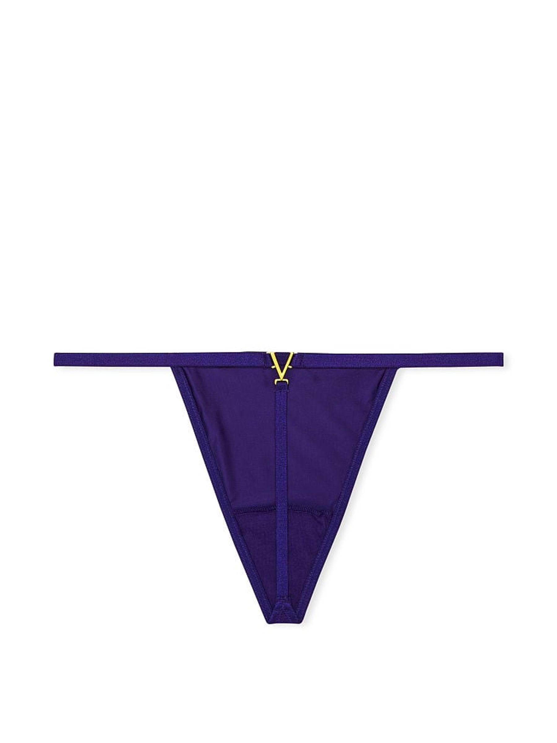 Night Ocean Blue Smooth G String Knickers - Image 4 of 4