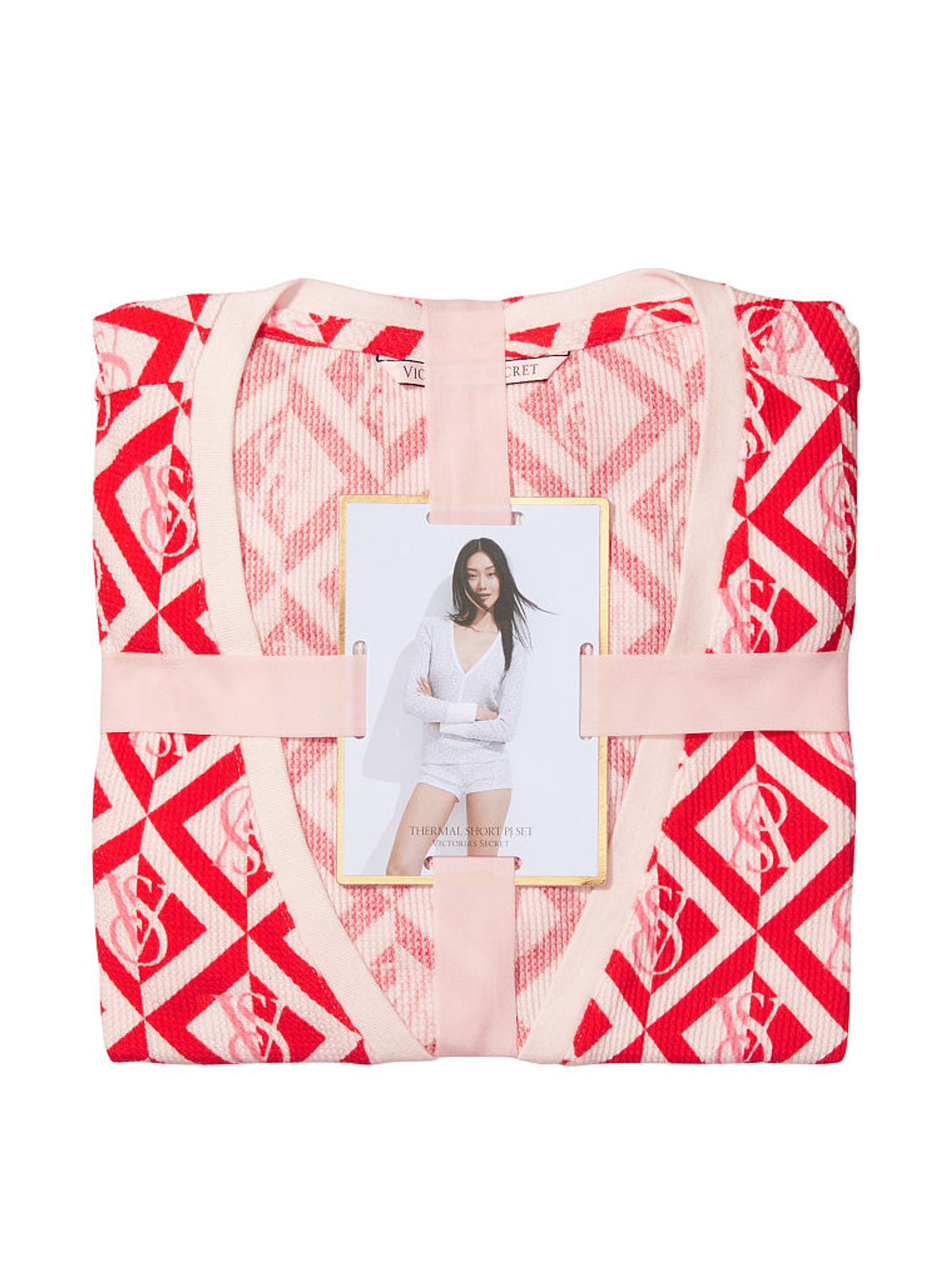 Red Thermal Short Pyjamas - Image 4 of 4