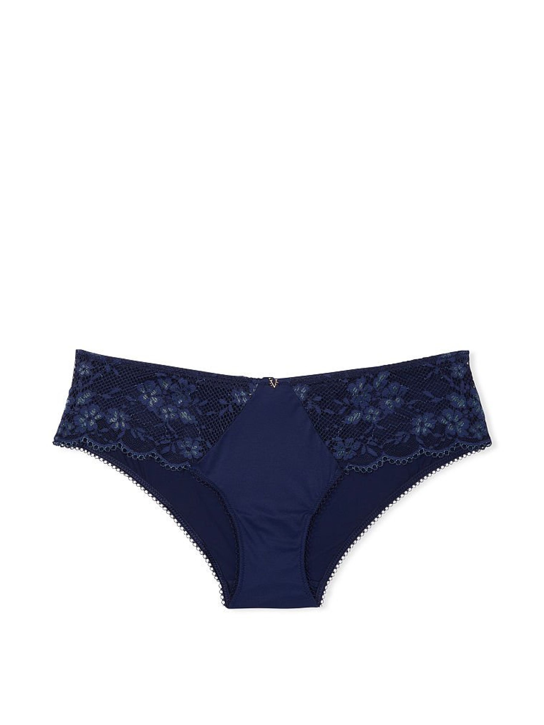 Ensign Blue Lace Hipster Knickers - Image 3 of 3