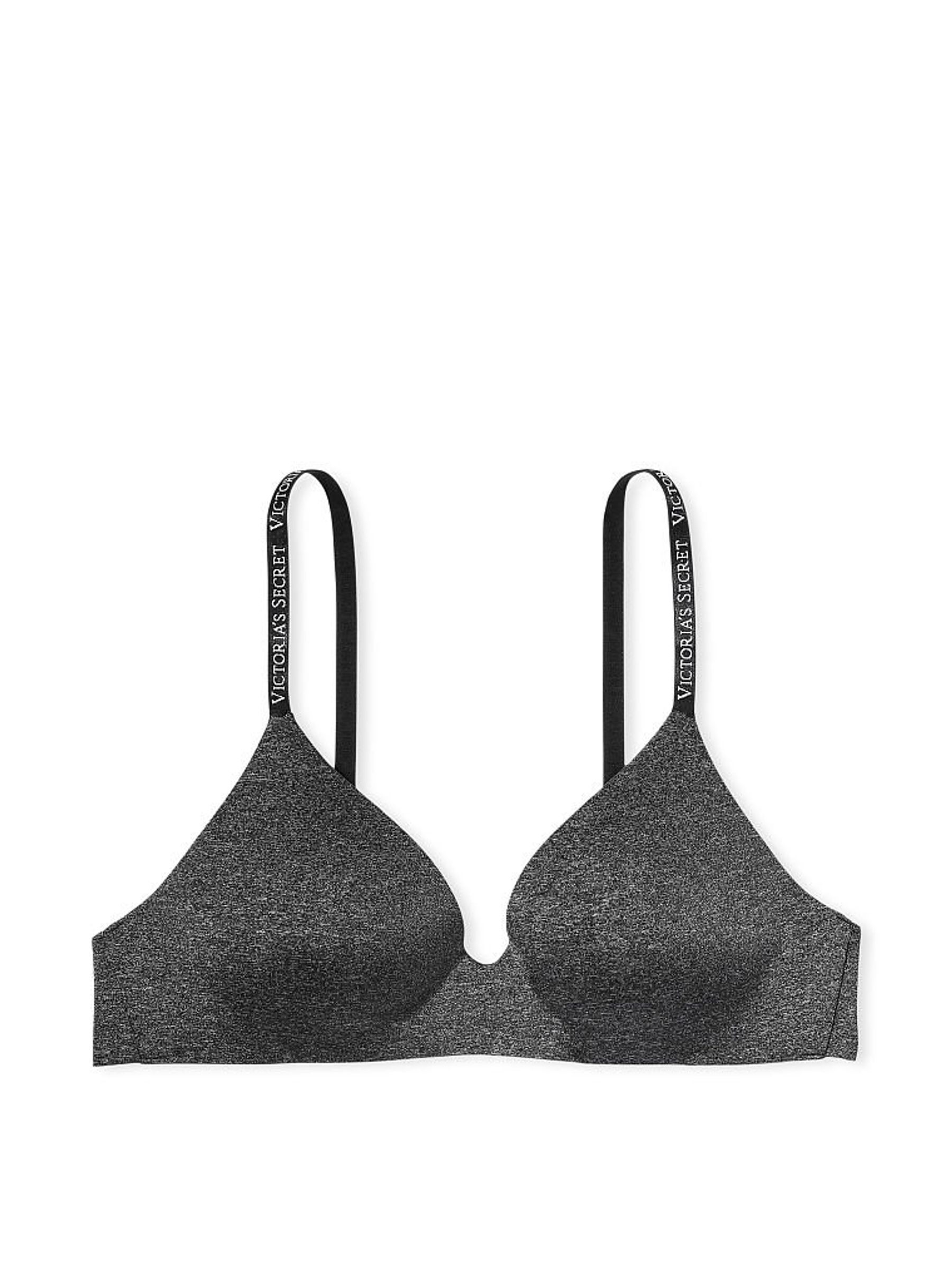 Black Cotton Non Wired Lightly Lined Bra - Image 3 of 3