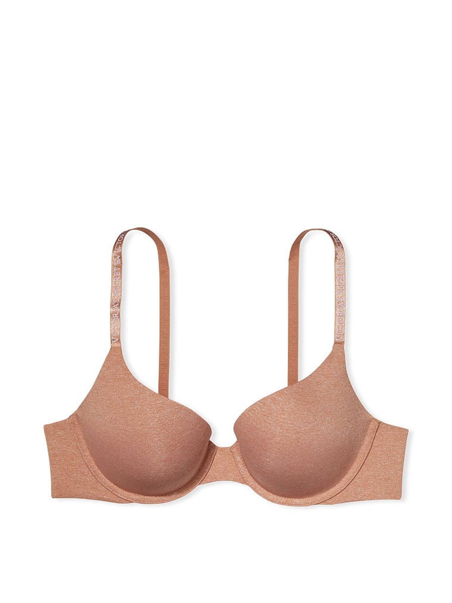 Brilliant Blush Regular Cup Push Up Bra Full Cup Bra  Smooth Heathered with Logo Detail - Image 3 of 3