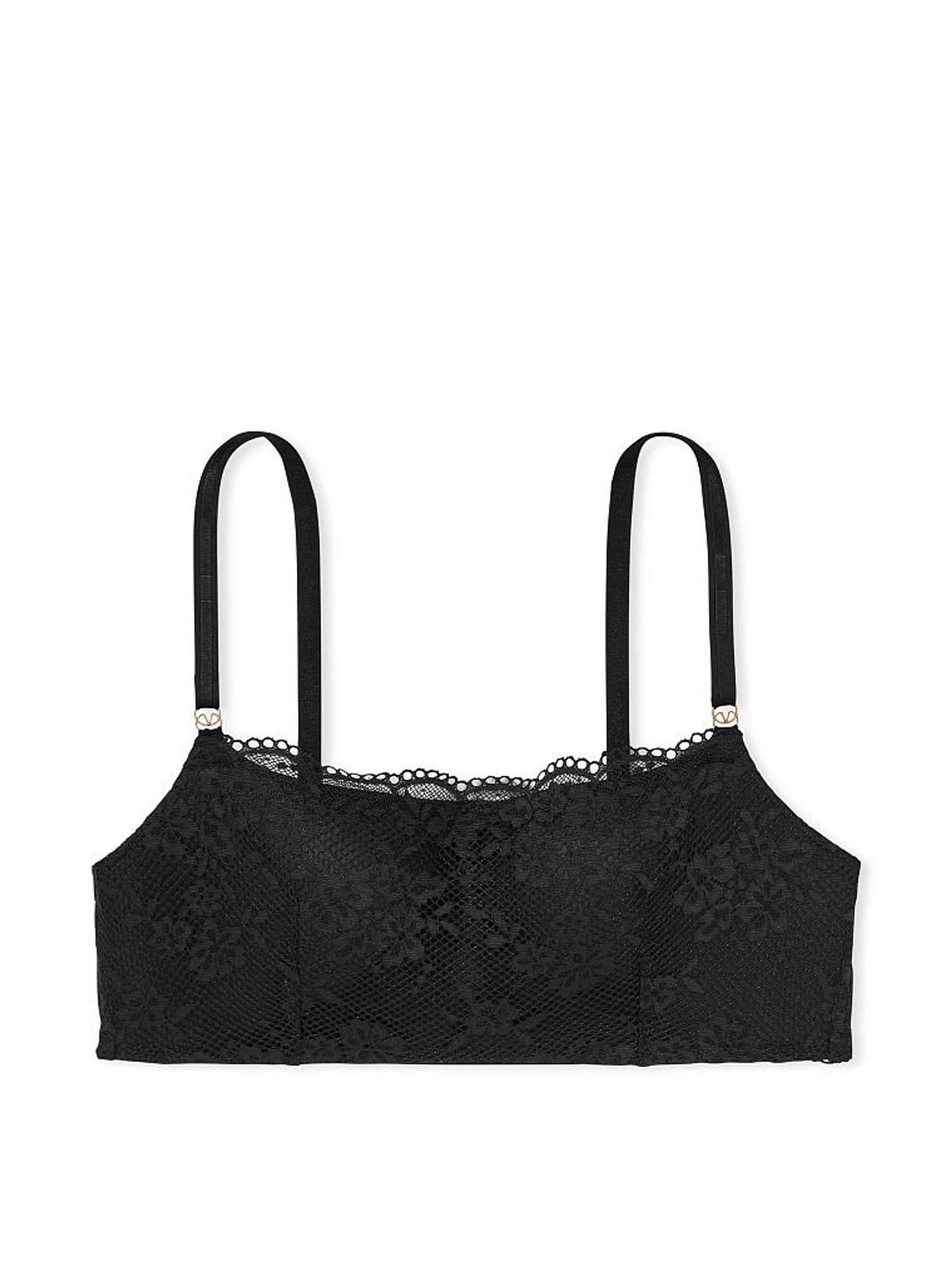 Black Smooth Lightly Lined Non Wired Lounge Bra - Image 4 of 4