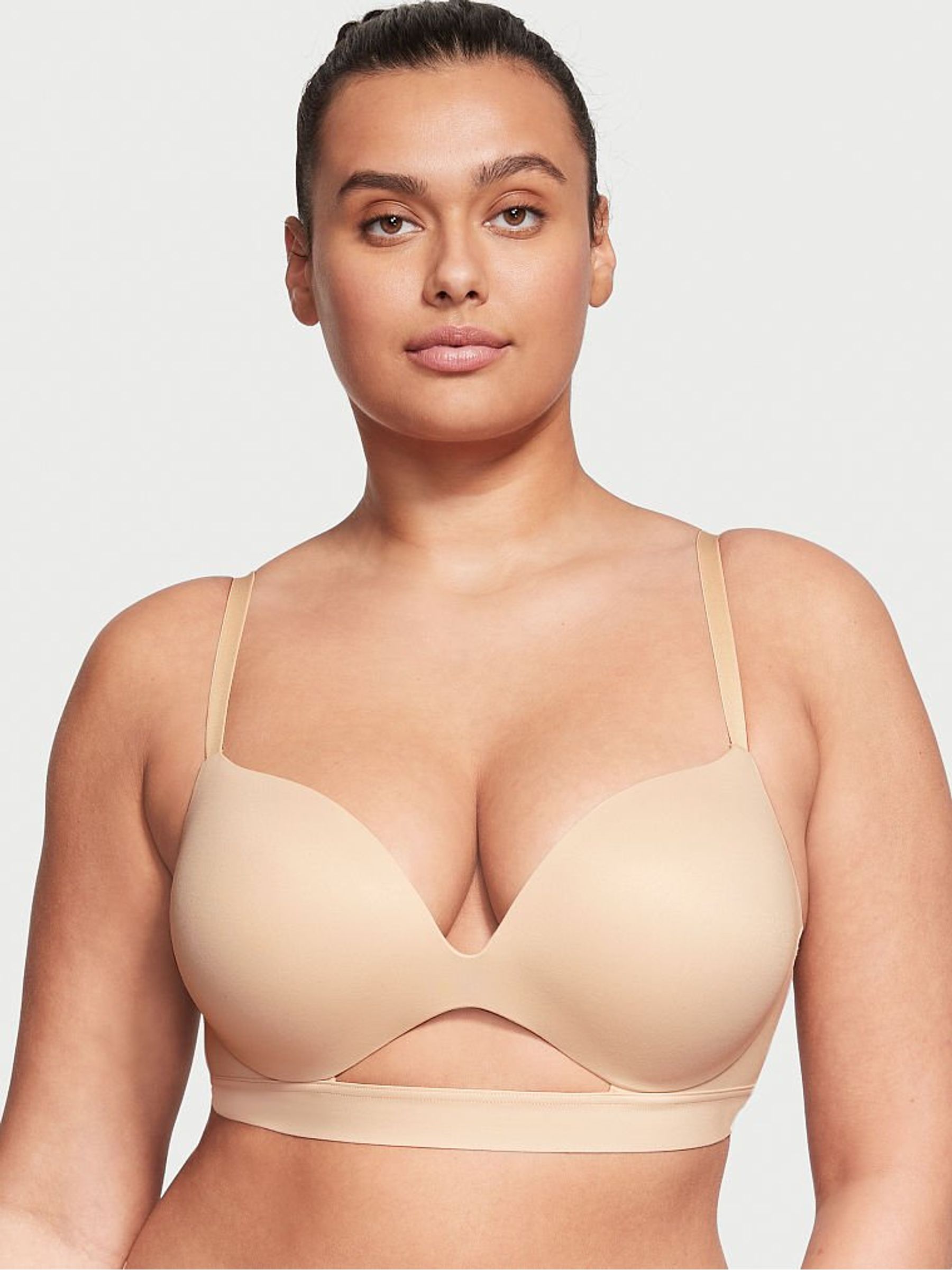 Champagne Nude Smooth Non Wired Push Up Bra - Image 1 of 4