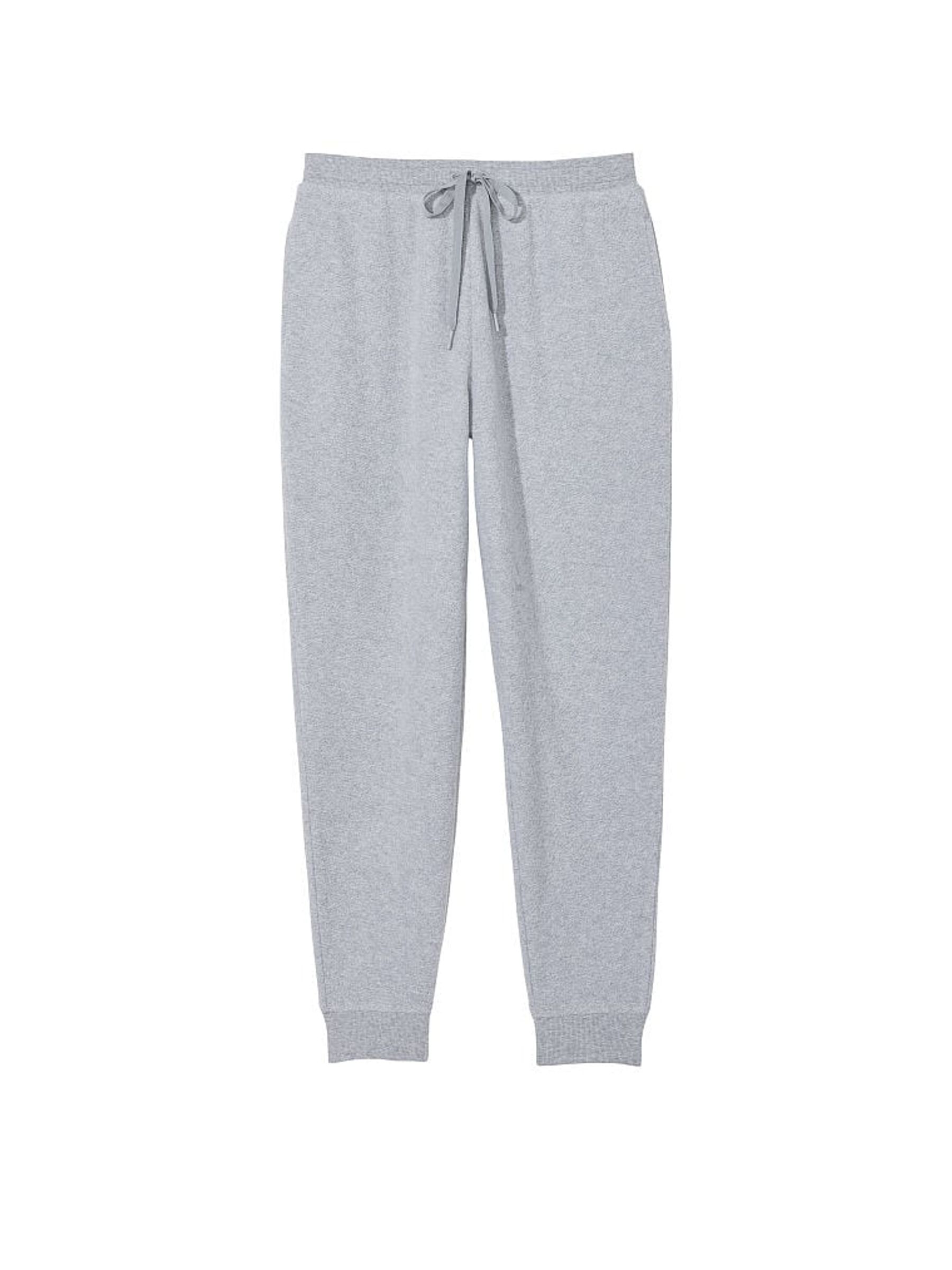 Medum Heather Grey Fleece Lounge Jogger - Image 3 of 3