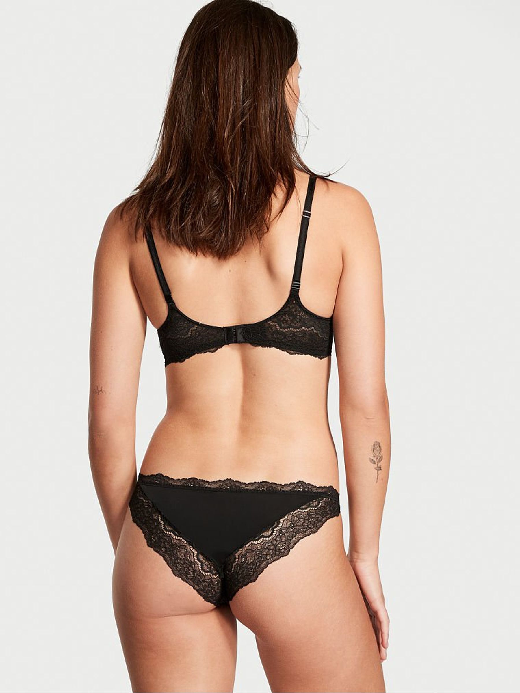 Black Lace Trim Knickers - Image 2 of 3