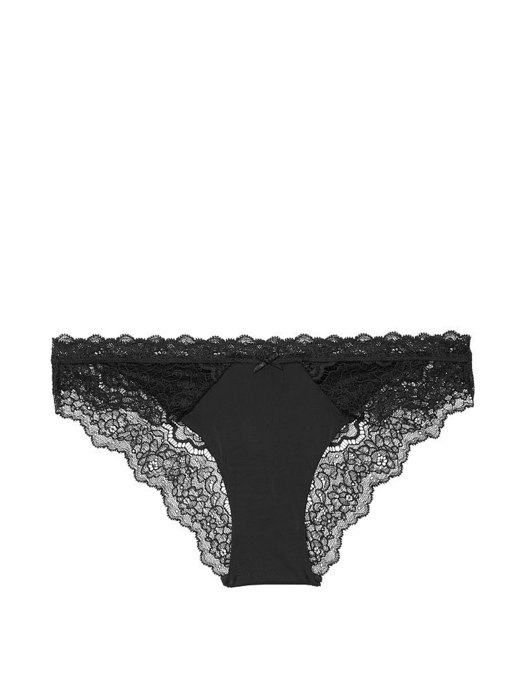 Black Lace Trim Knickers - Image 3 of 3