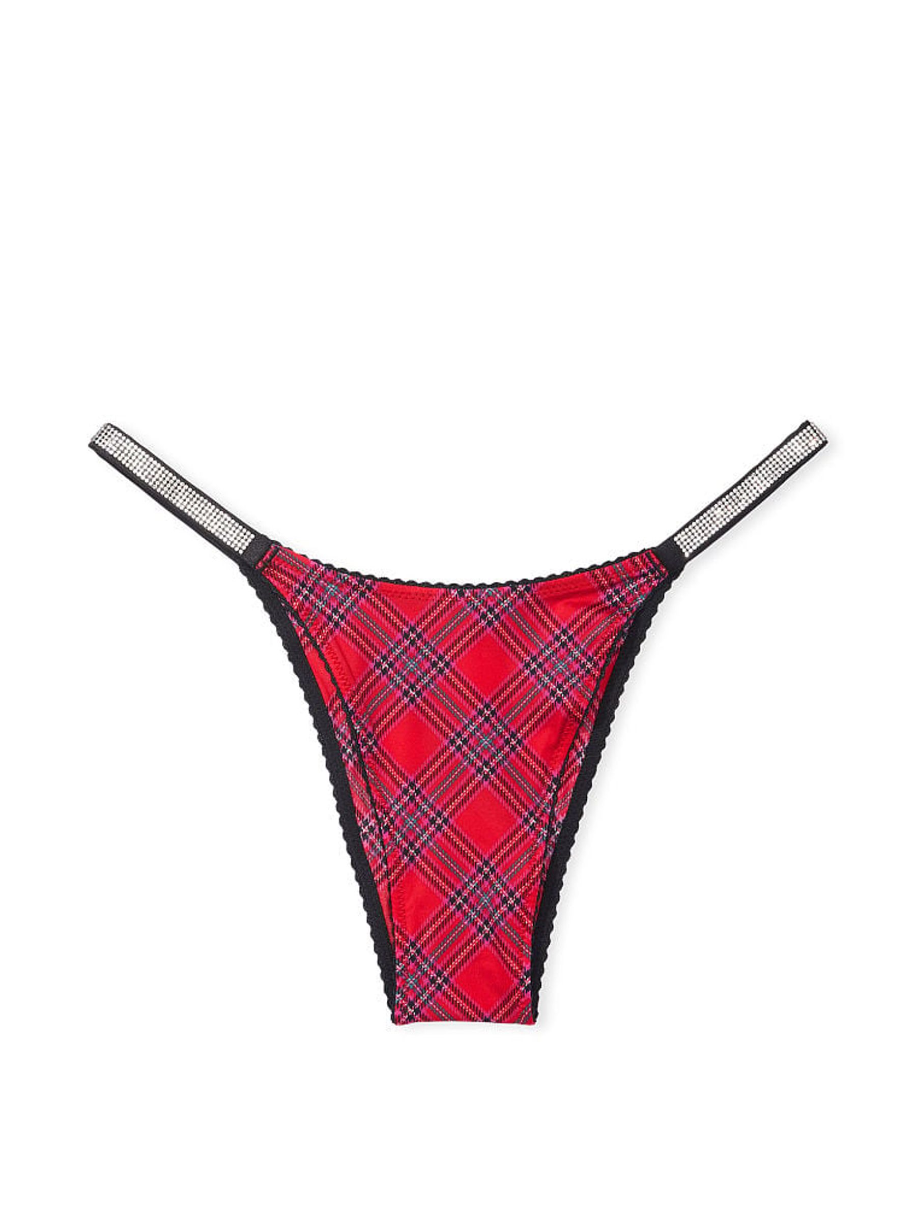 Tartan Red Very Sexy Brazillian Knickers - Image 3 of 3