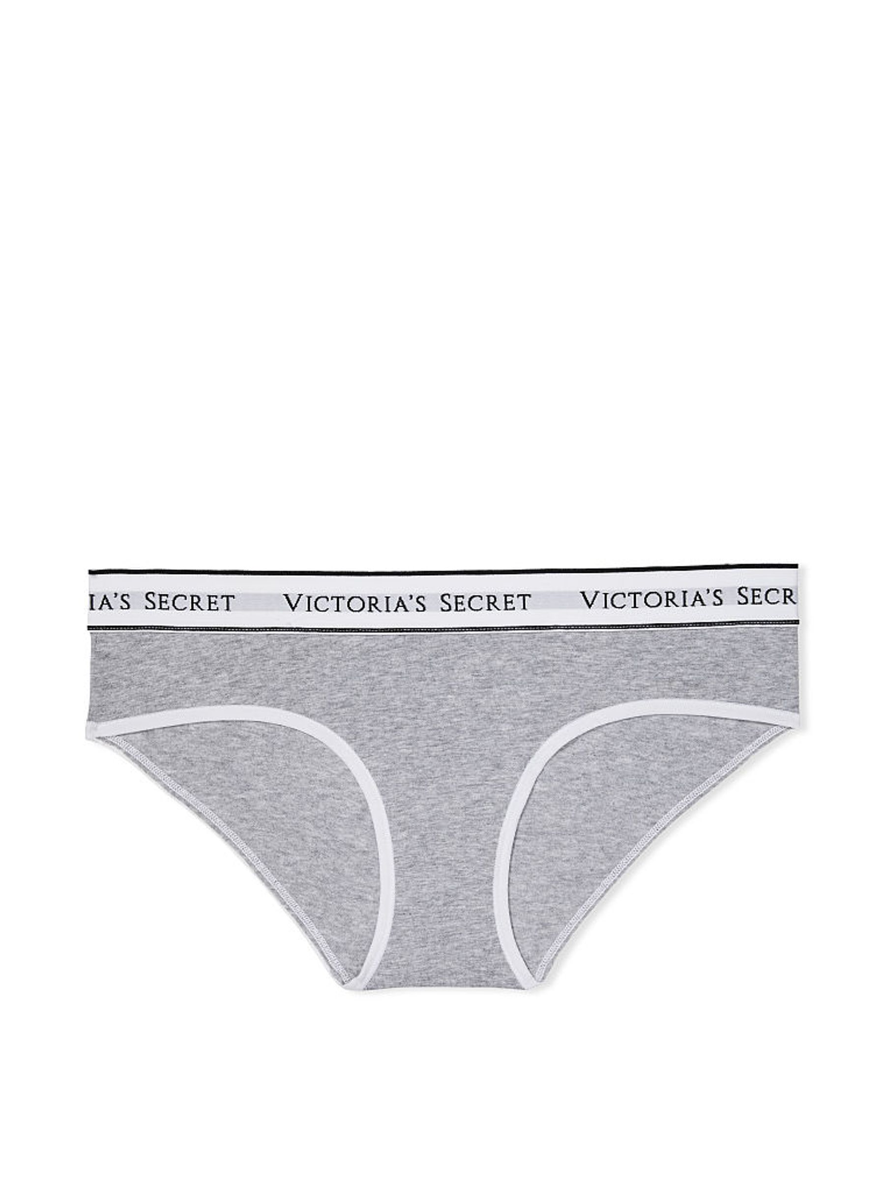Grey Heather Hipster Logo Knickers - Image 3 of 3