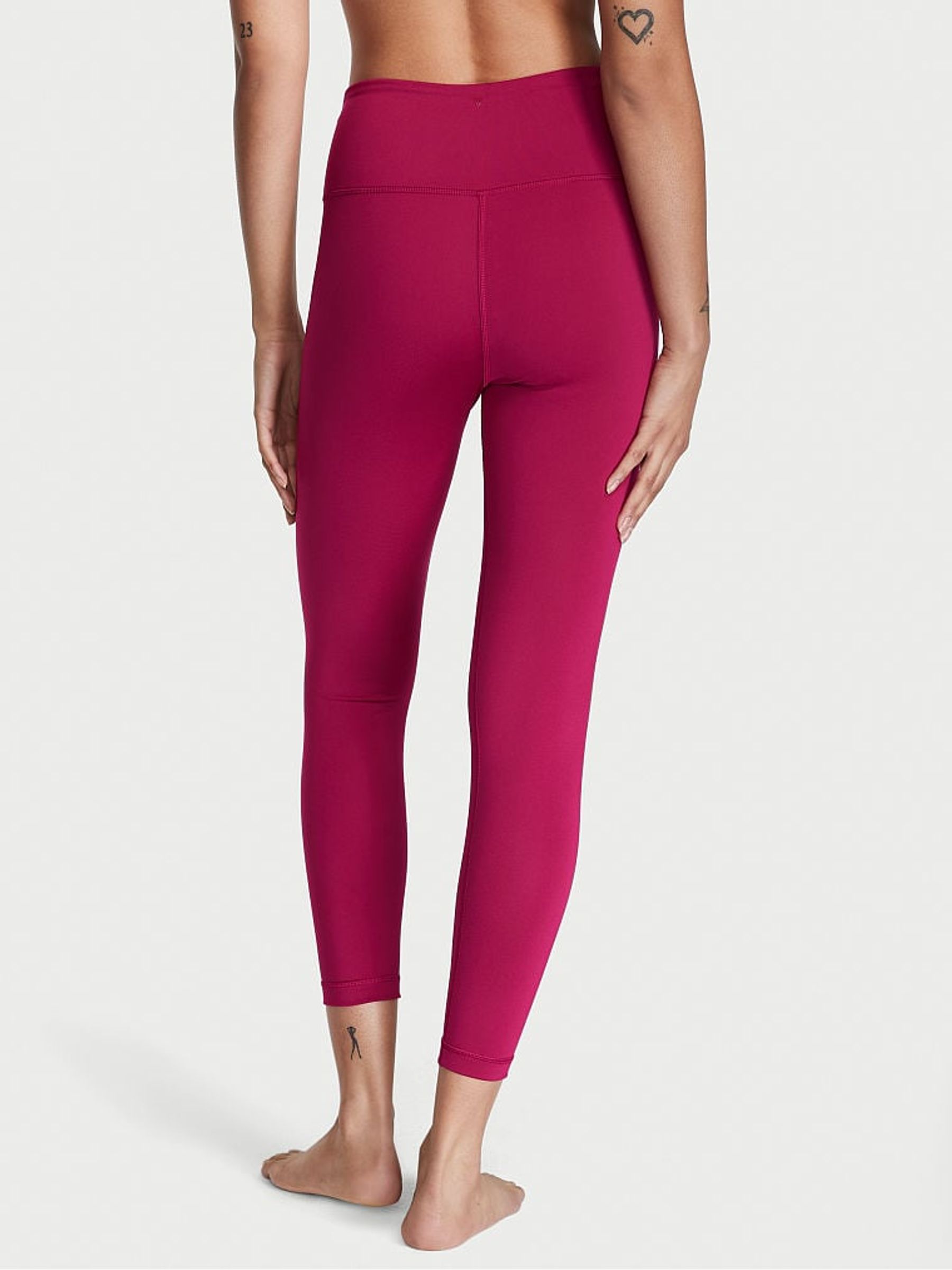 Claret Red Ruched Legging - Image 2 of 4