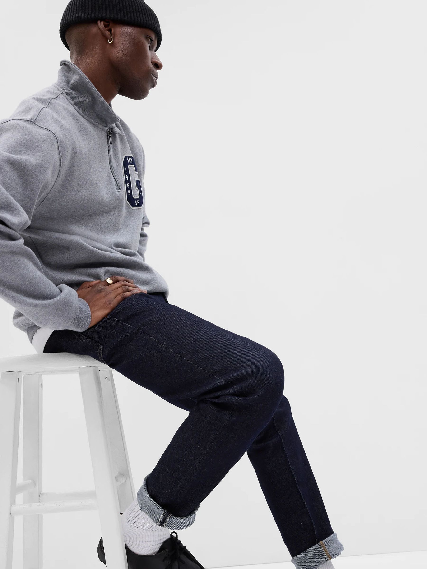 Dark Wash Blue Skinny Comfort Stretch Jeans - Image 2 of 7