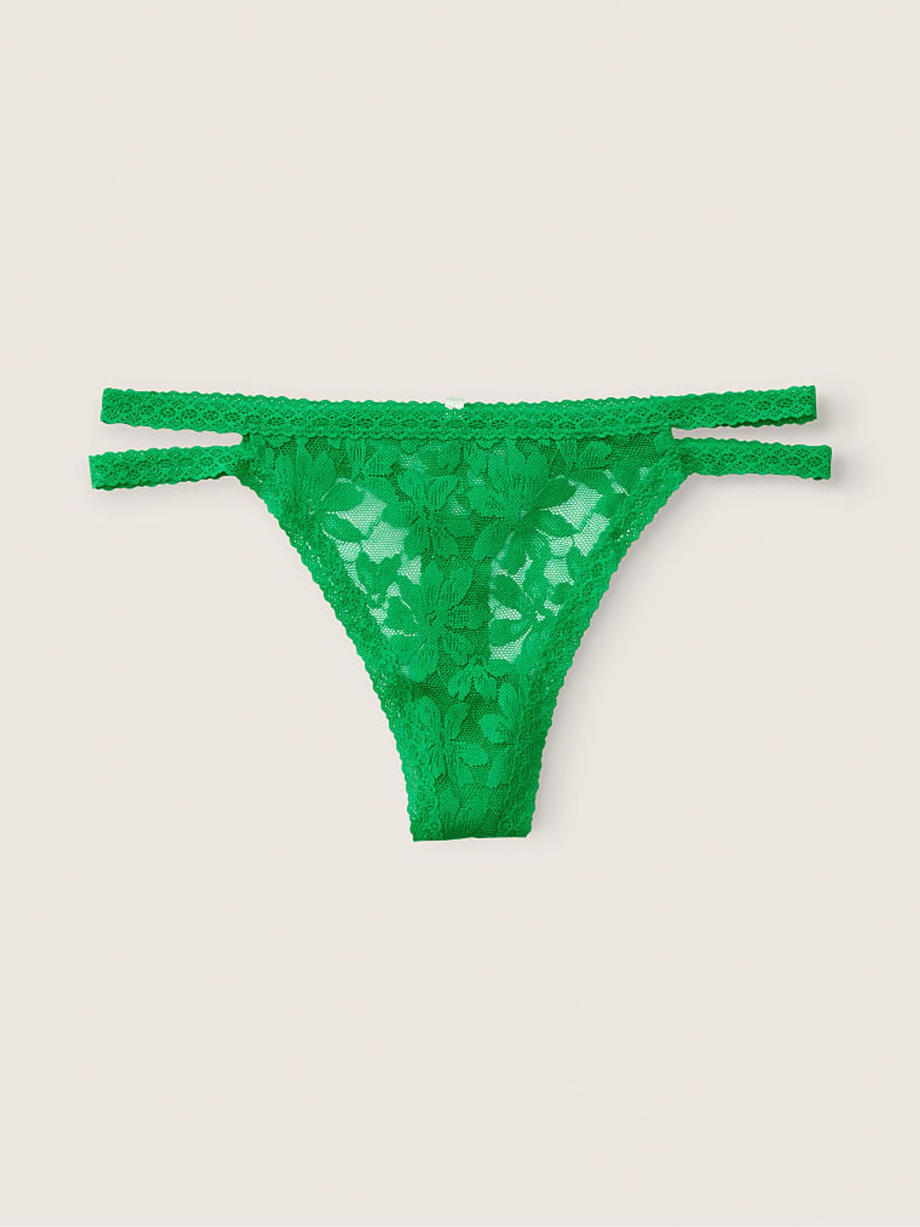 Happy Camper Strappy Lace Thong Knickers - Image 1 of 1
