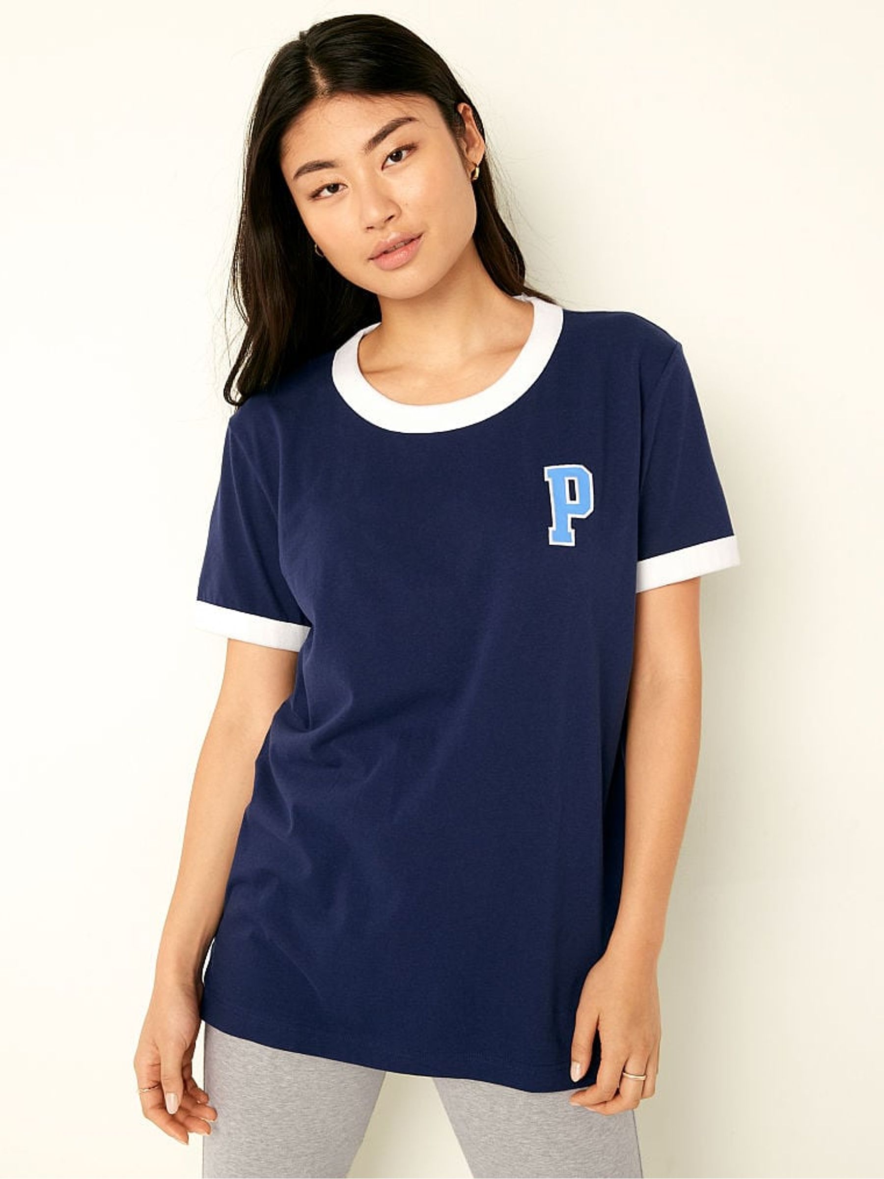 Navy Blue Short Sleeve T-Shirt - Image 1 of 5