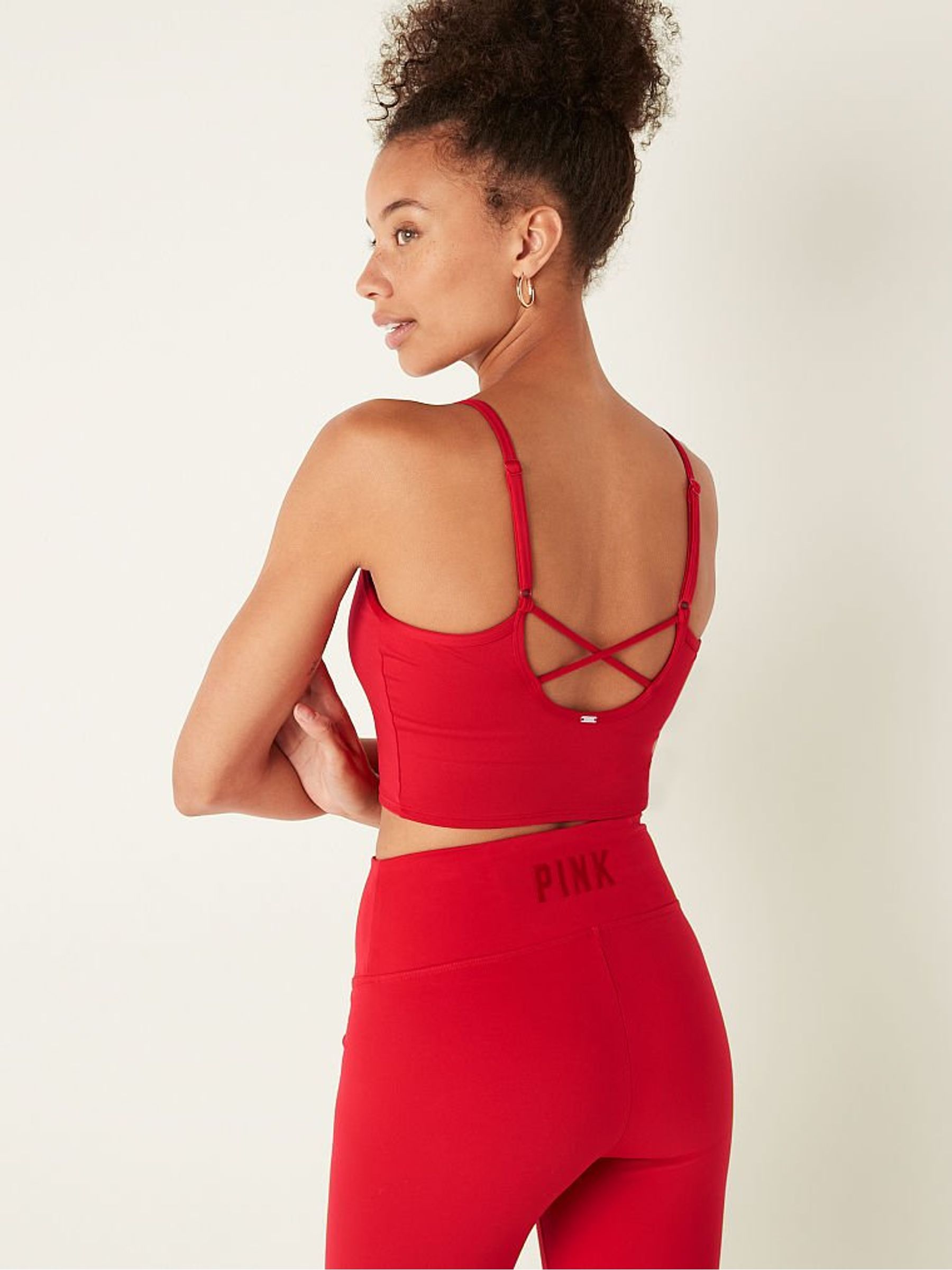 Red Pepper Ultimate Lightly Lined Sports Crop - Image 2 of 5
