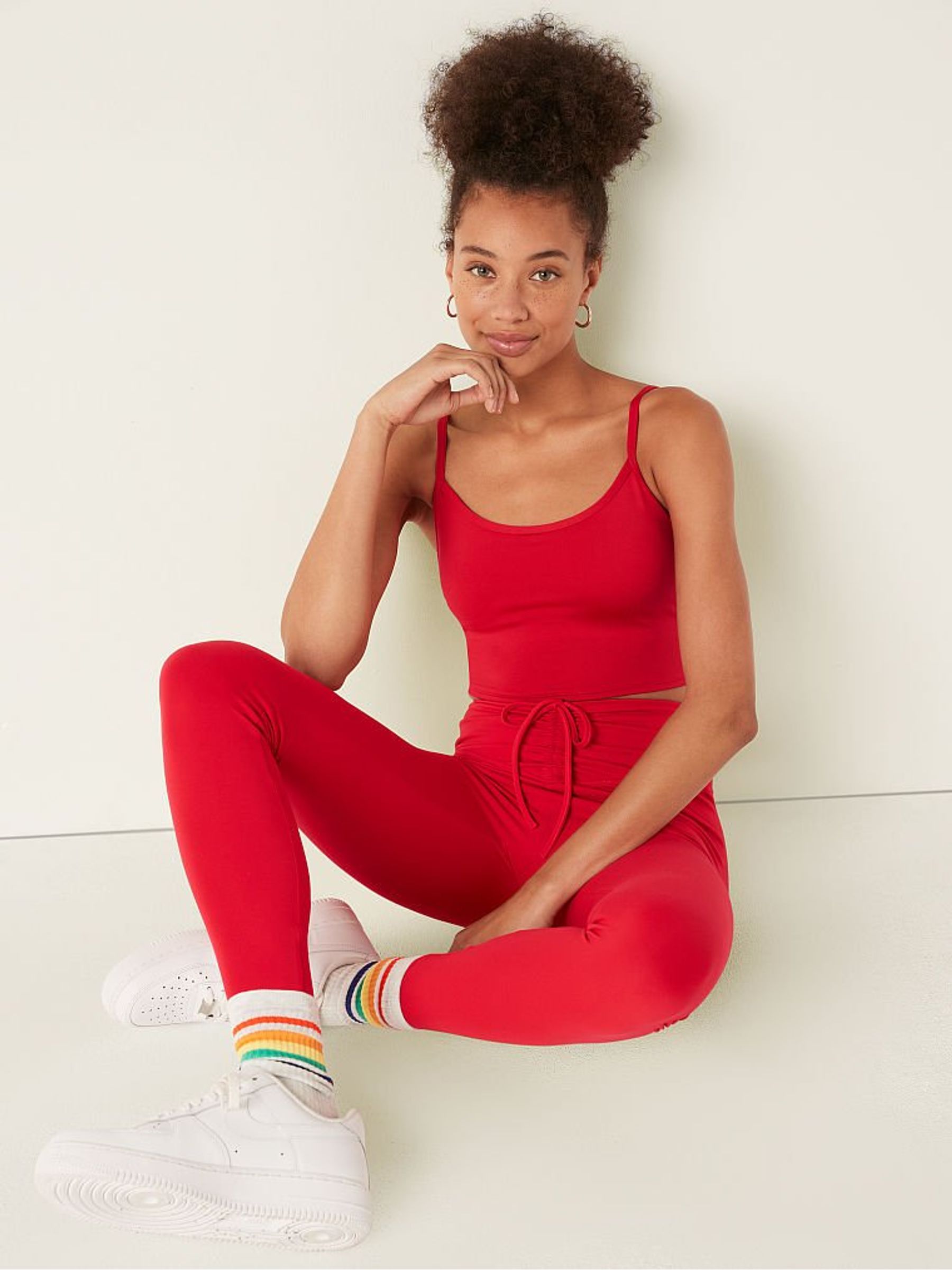 Red Pepper Ultimate Lightly Lined Sports Crop - Image 3 of 5