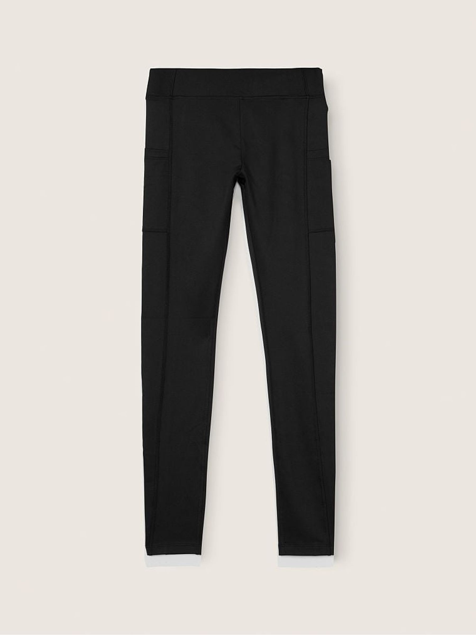 Black High Waist Full Length Winter Legging - Image 4 of 4