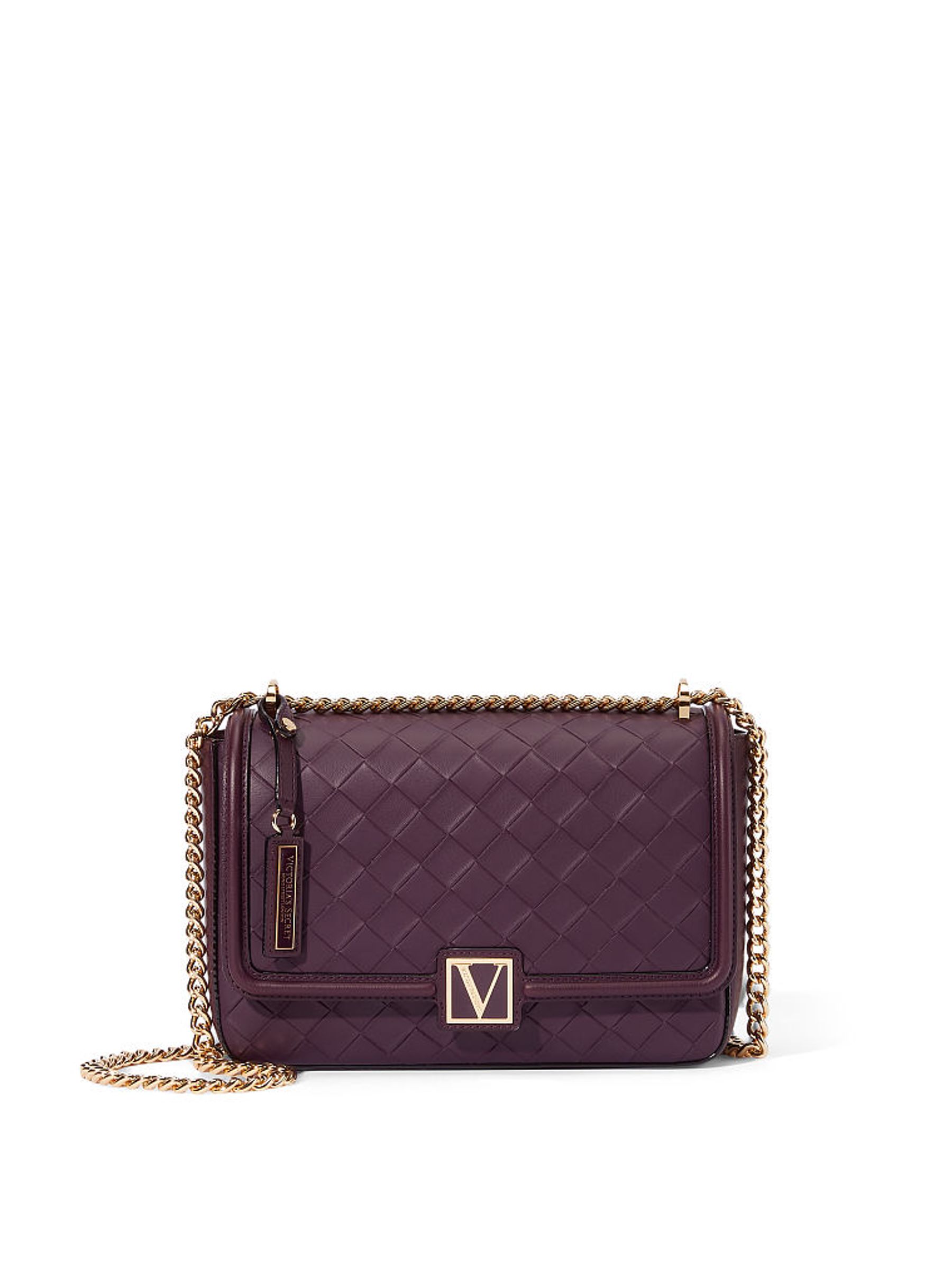 Black Violet Woven The Victoria Medium Shoulder Bag - Image 1 of 3