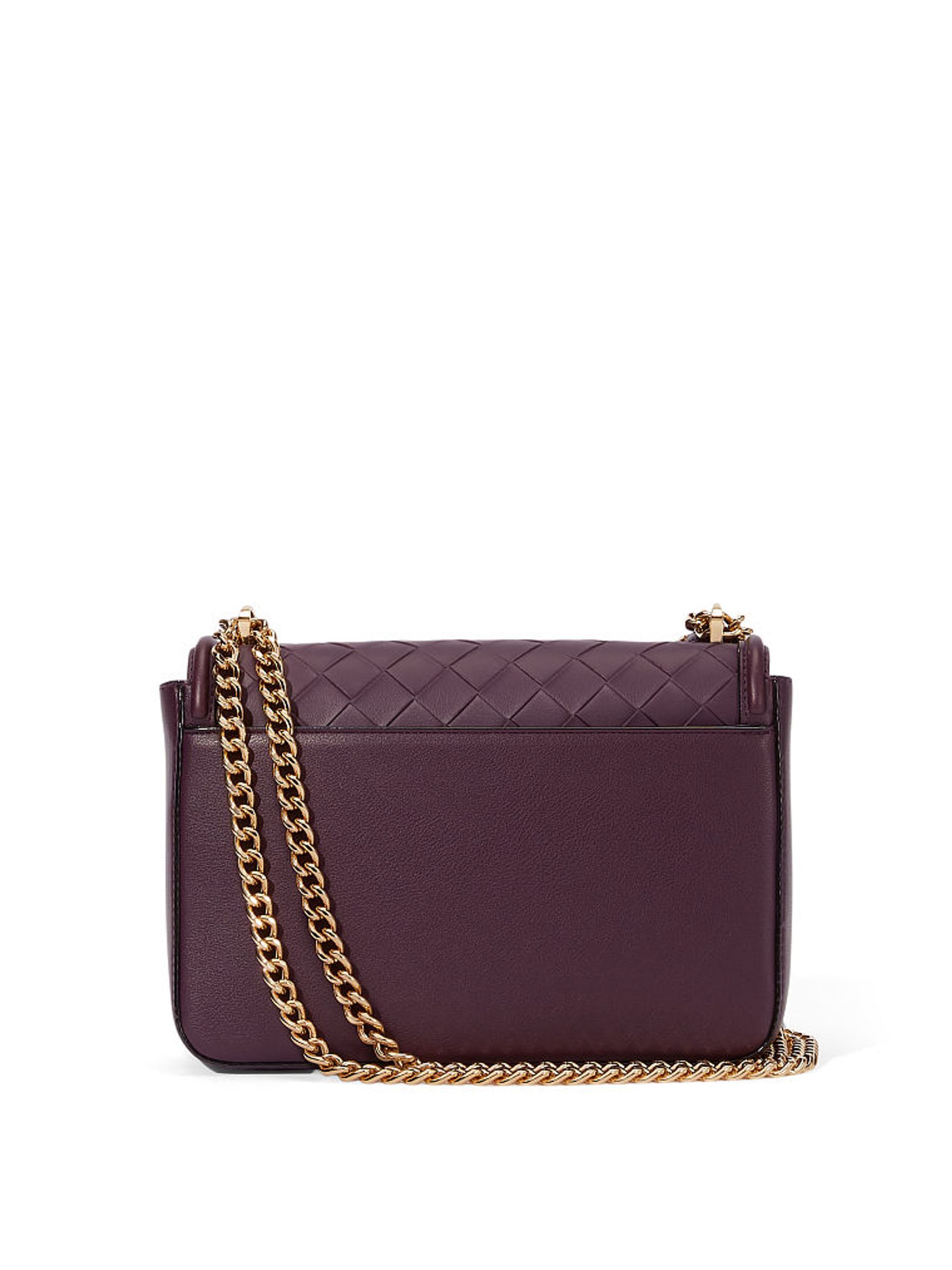 Black Violet Woven The Victoria Medium Shoulder Bag - Image 2 of 3