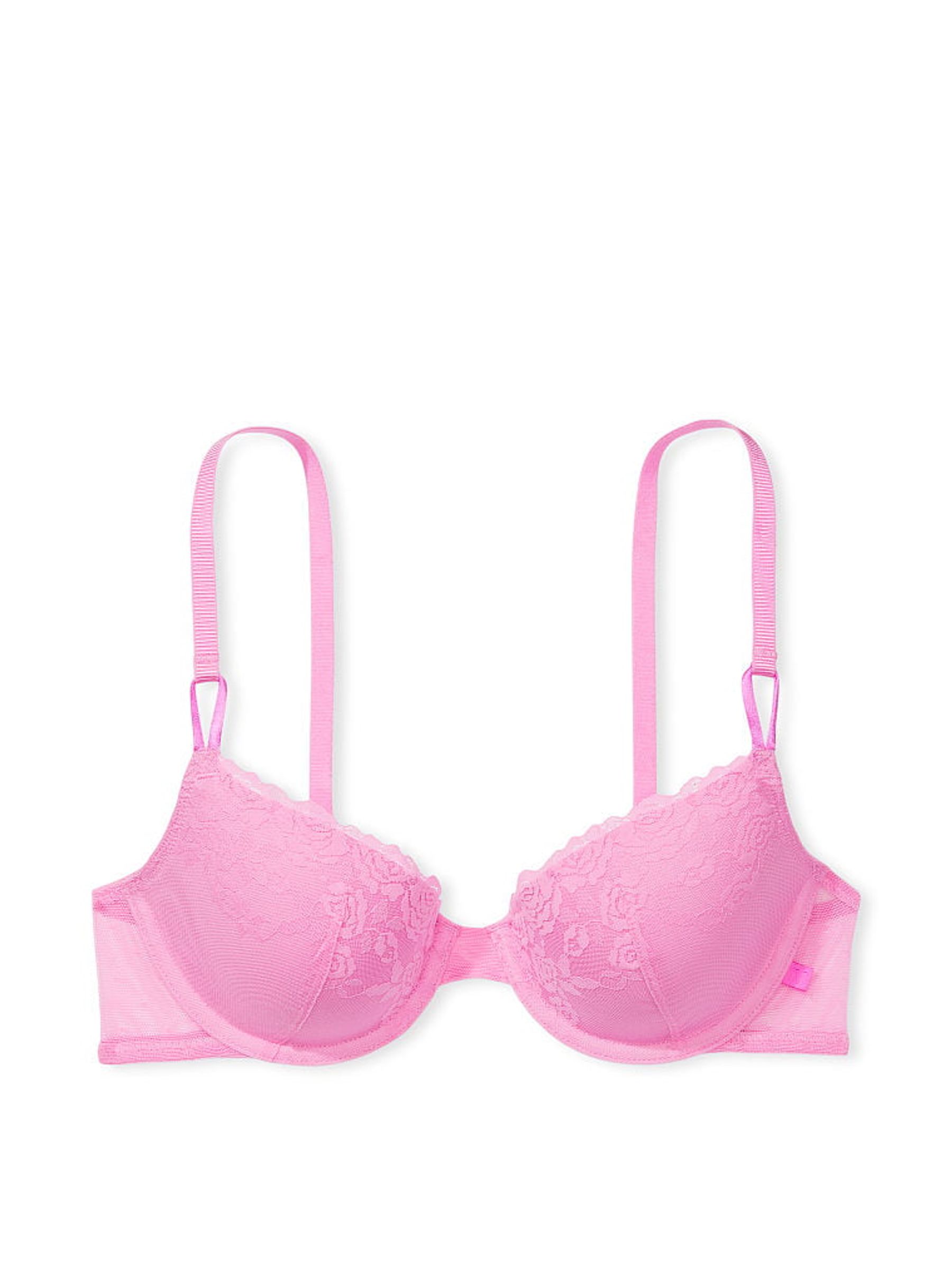 Bright Hibiscus Pink Lace Lightly Lined T-Shirt Bra - Image 1 of 1