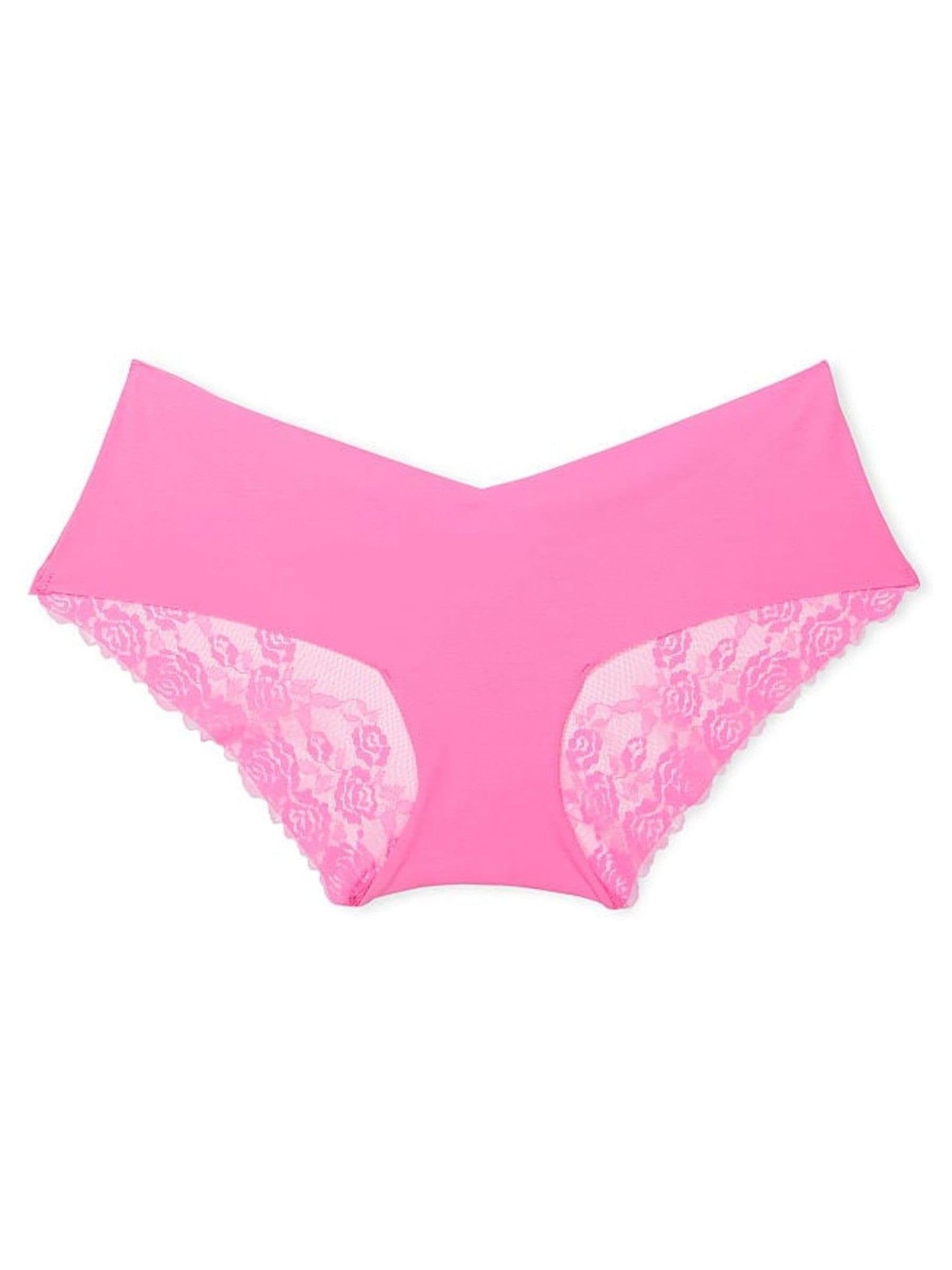 Bight Hibiscus Pink Lace No Show Hipster Knickers - Image 1 of 1