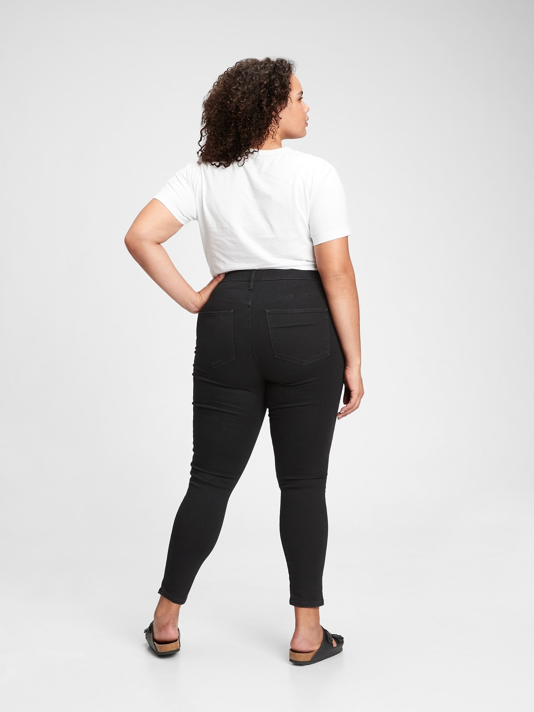 Black High Waisted Universal Jeggings - Image 2 of 5