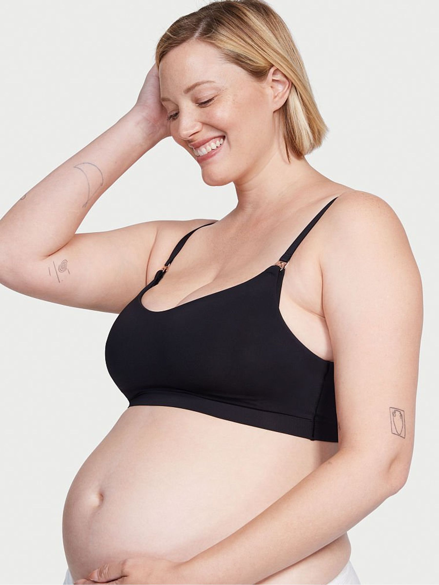 Black Non Wired Nursing Bra - Image 1 of 4