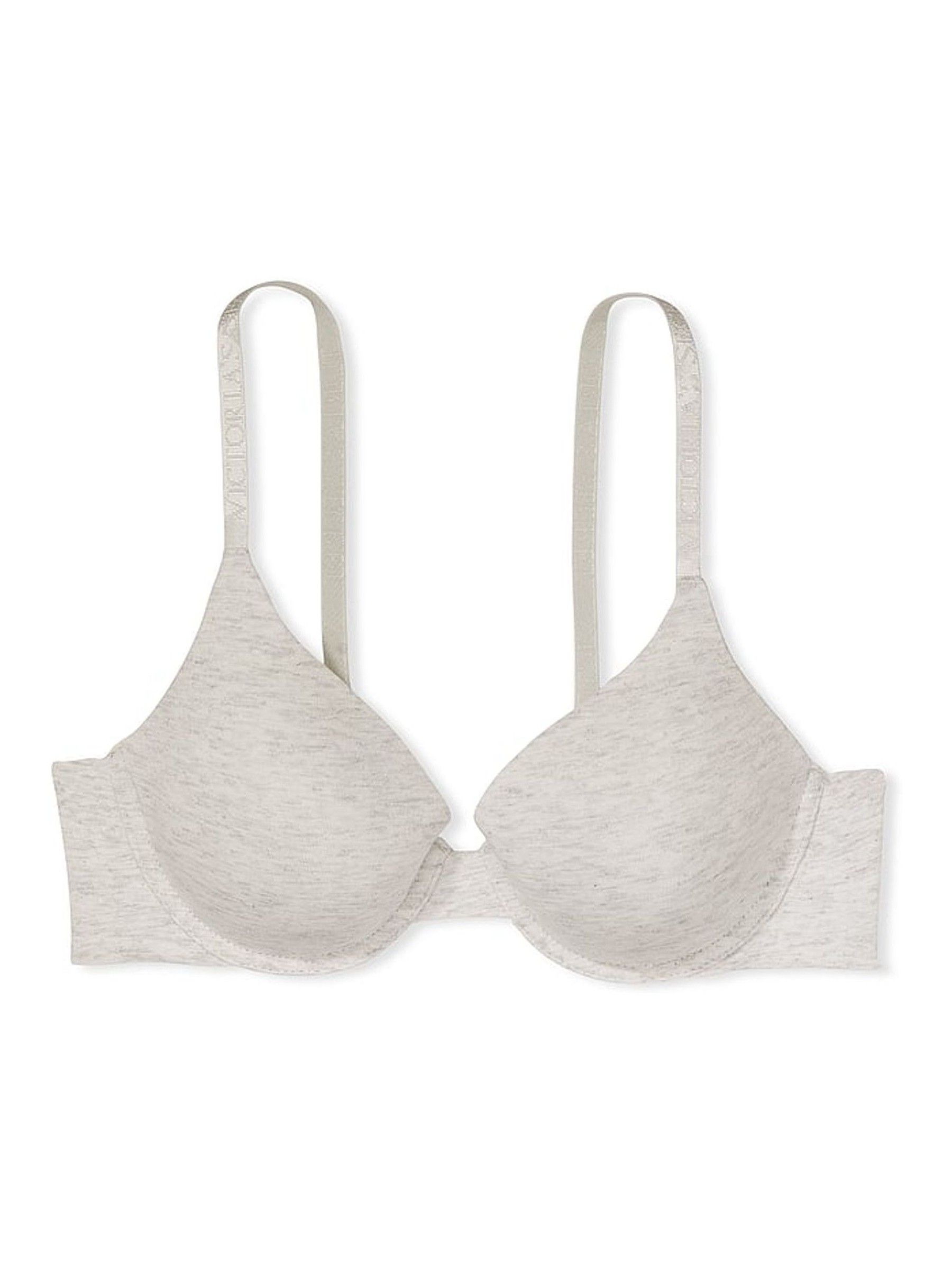 Heather Snow Grey Push Up T-Shirt Bra - Image 3 of 4