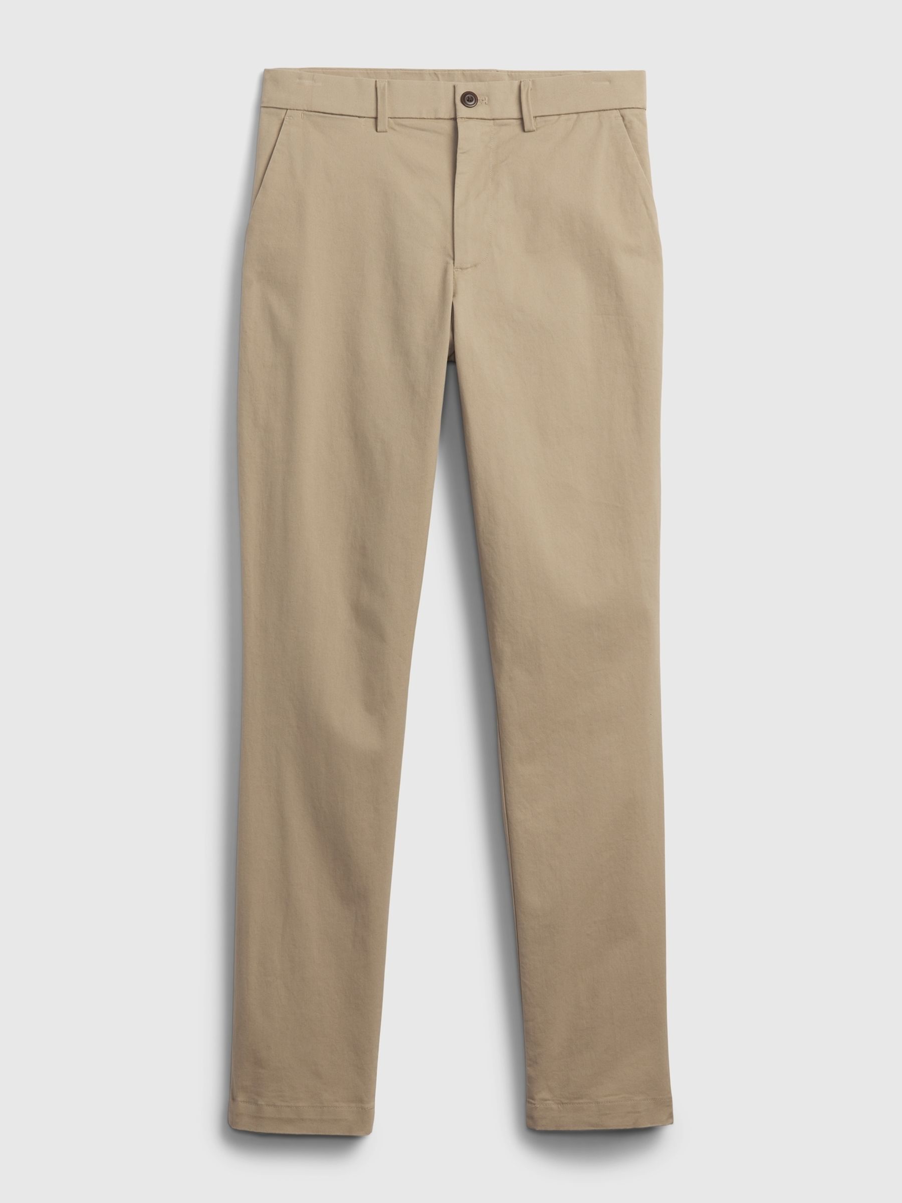 Beige Slim Fit Modern Chinos - Image 6 of 7