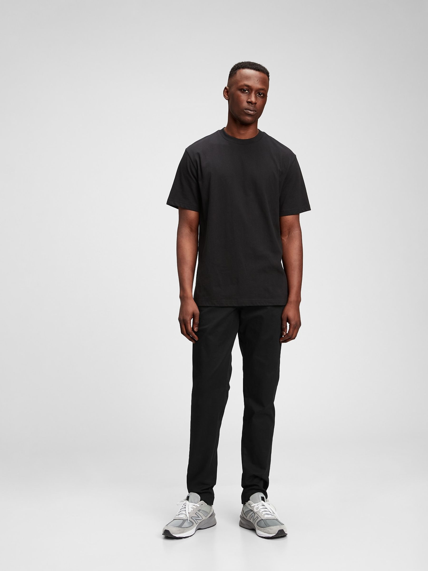 Black Slim Fit Modern Chinos - Image 1 of 6