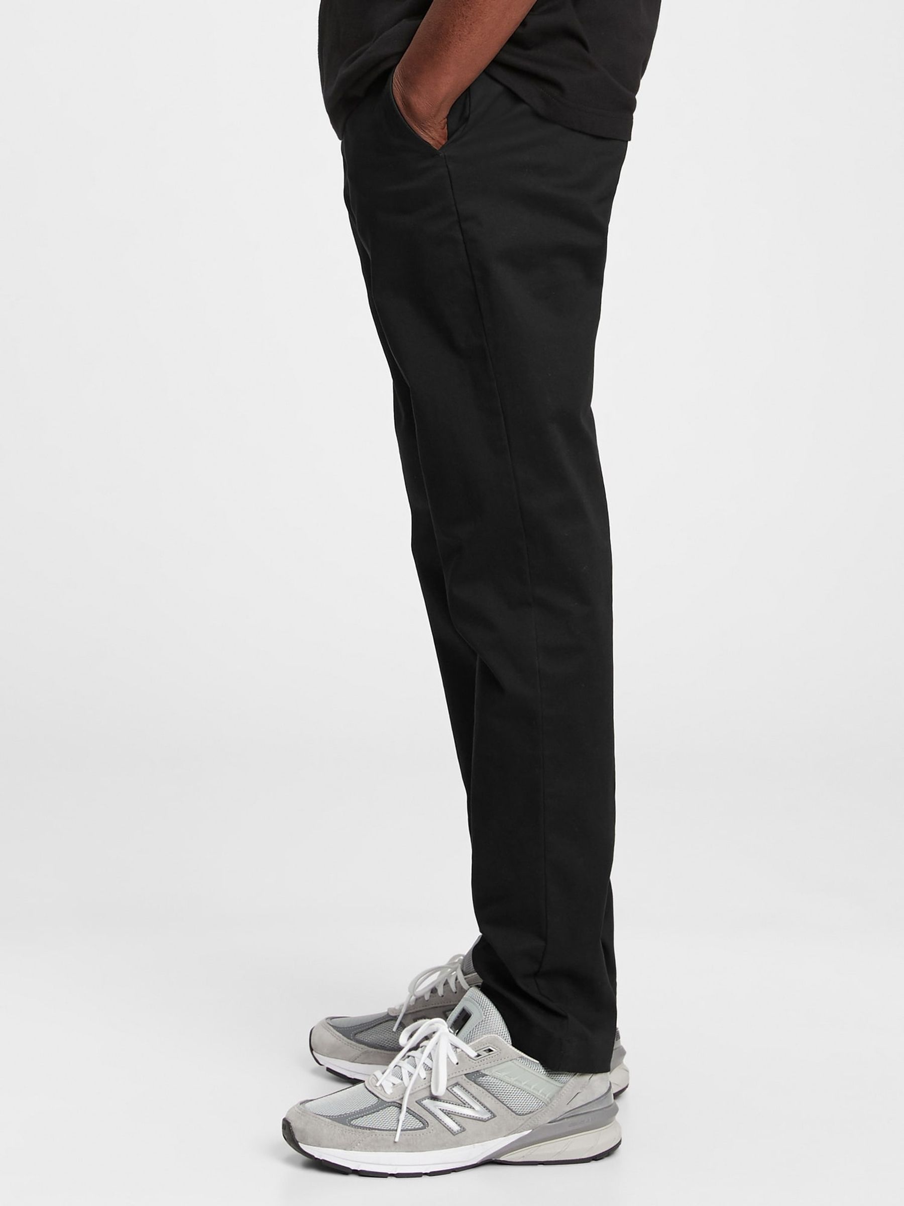 Black Slim Fit Modern Chinos - Image 3 of 6