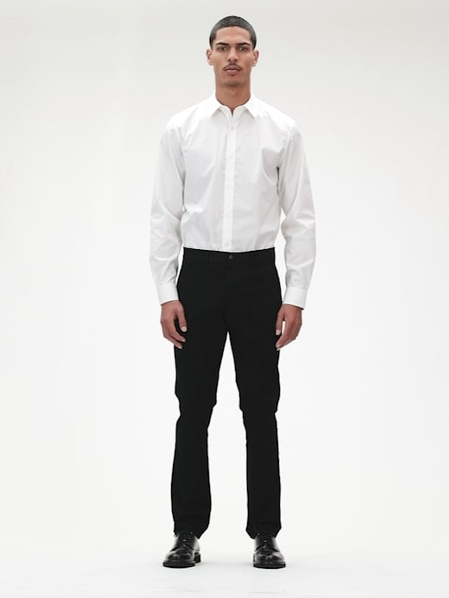 Black Slim Fit Modern Chinos - Image 4 of 6