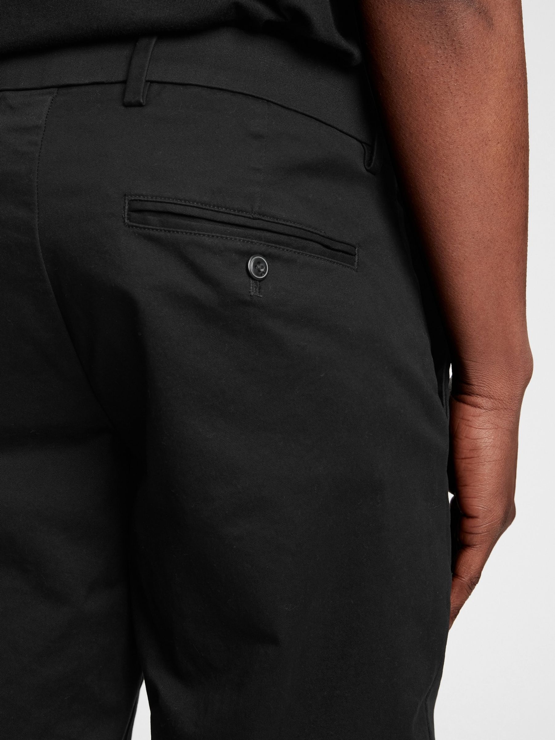 Black Slim Fit Modern Chinos - Image 5 of 6