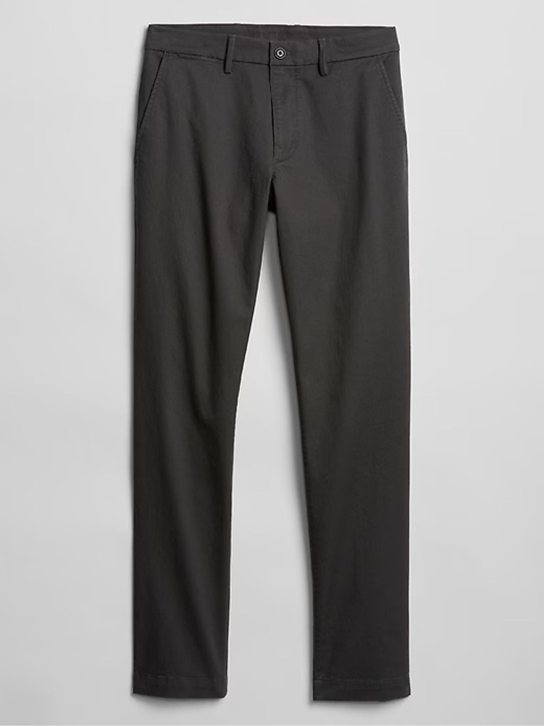 Black Slim Fit Stretch Essential Chino Trousers - Image 3 of 4