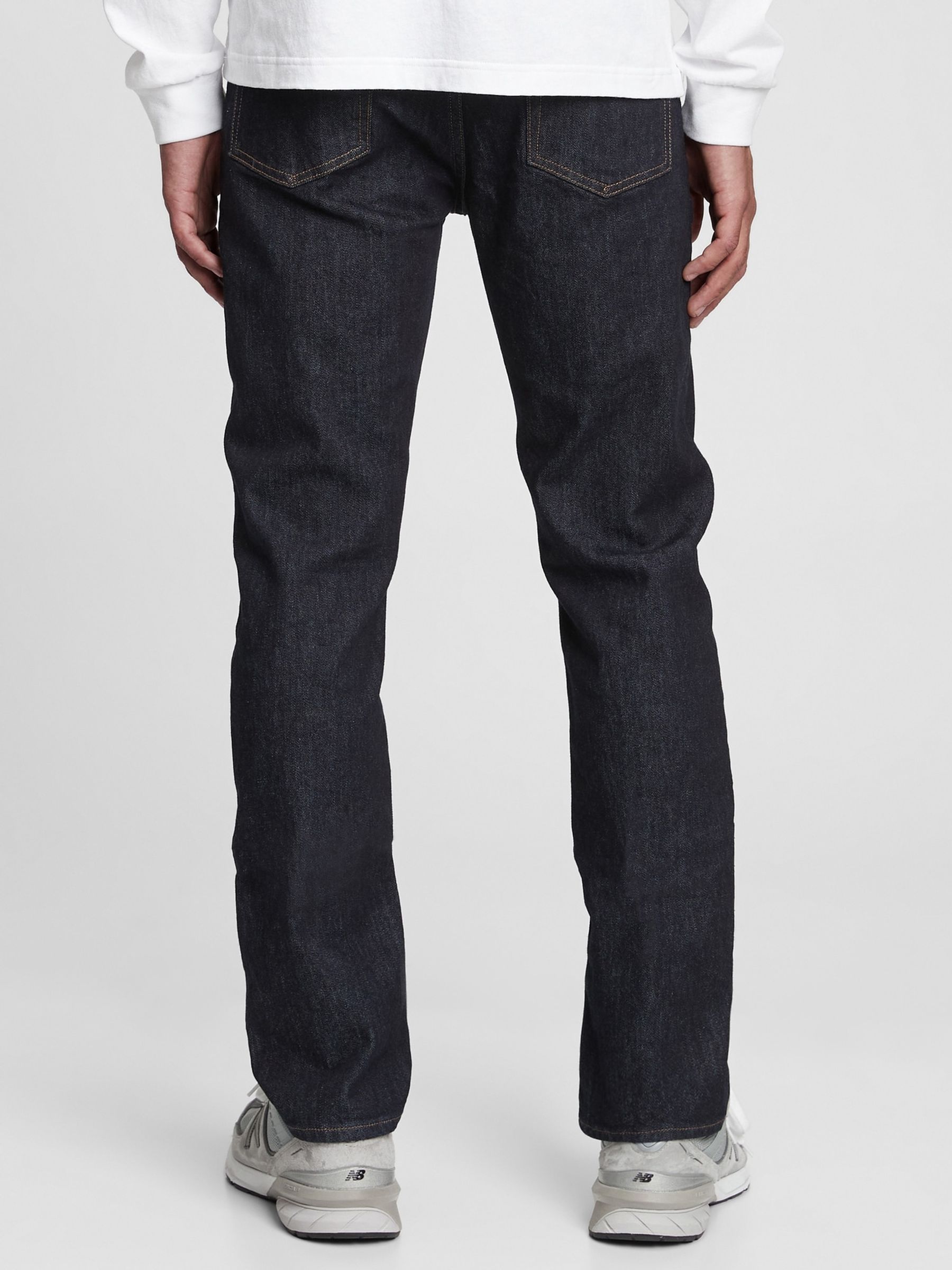 Dark Indigo Blue Slim Fit Comfort Stretch Soft Jeans - Image 3 of 8