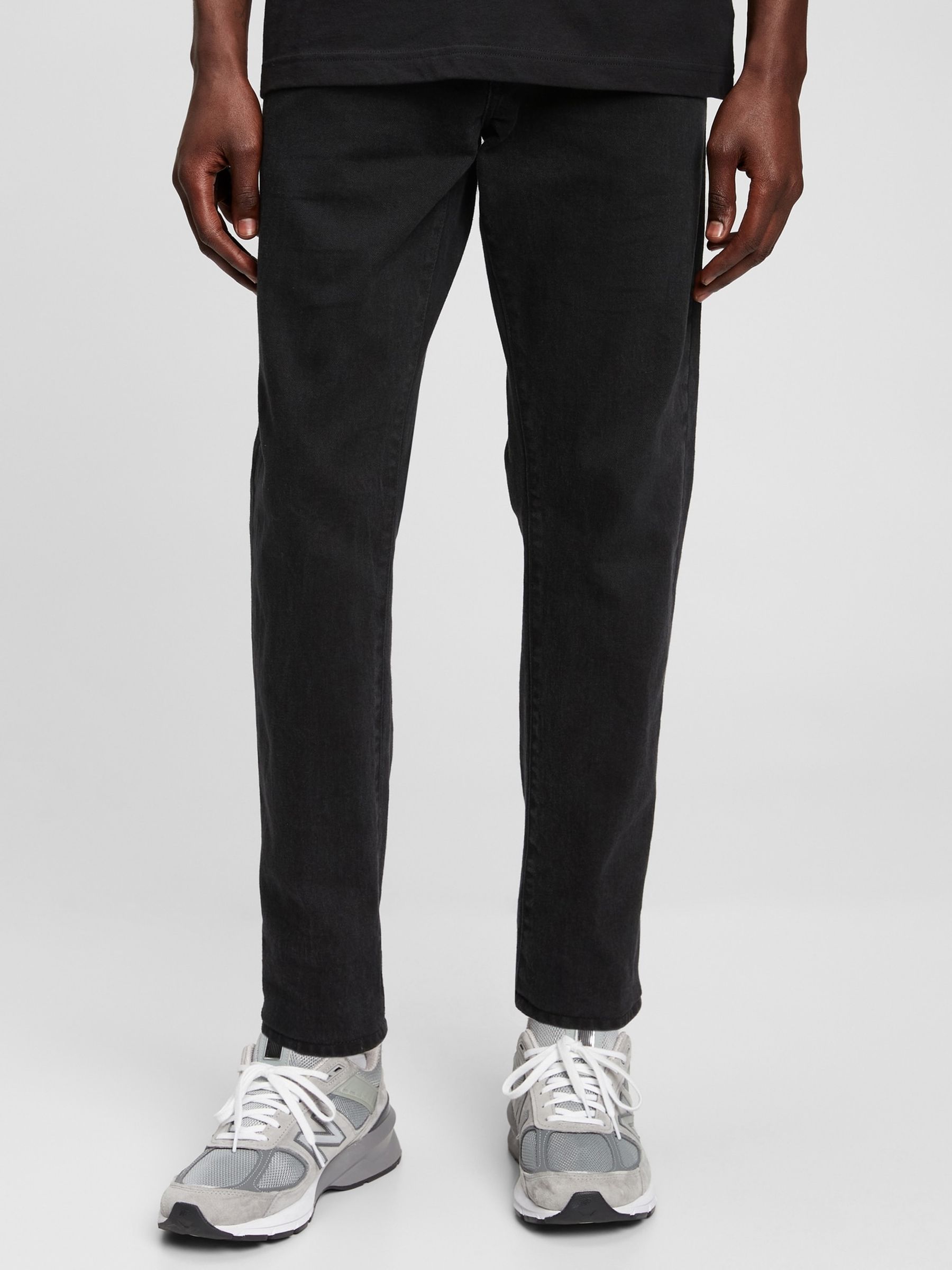 Black Slim Fit Comfort Stretch Soft Jeans - Image 2 of 8