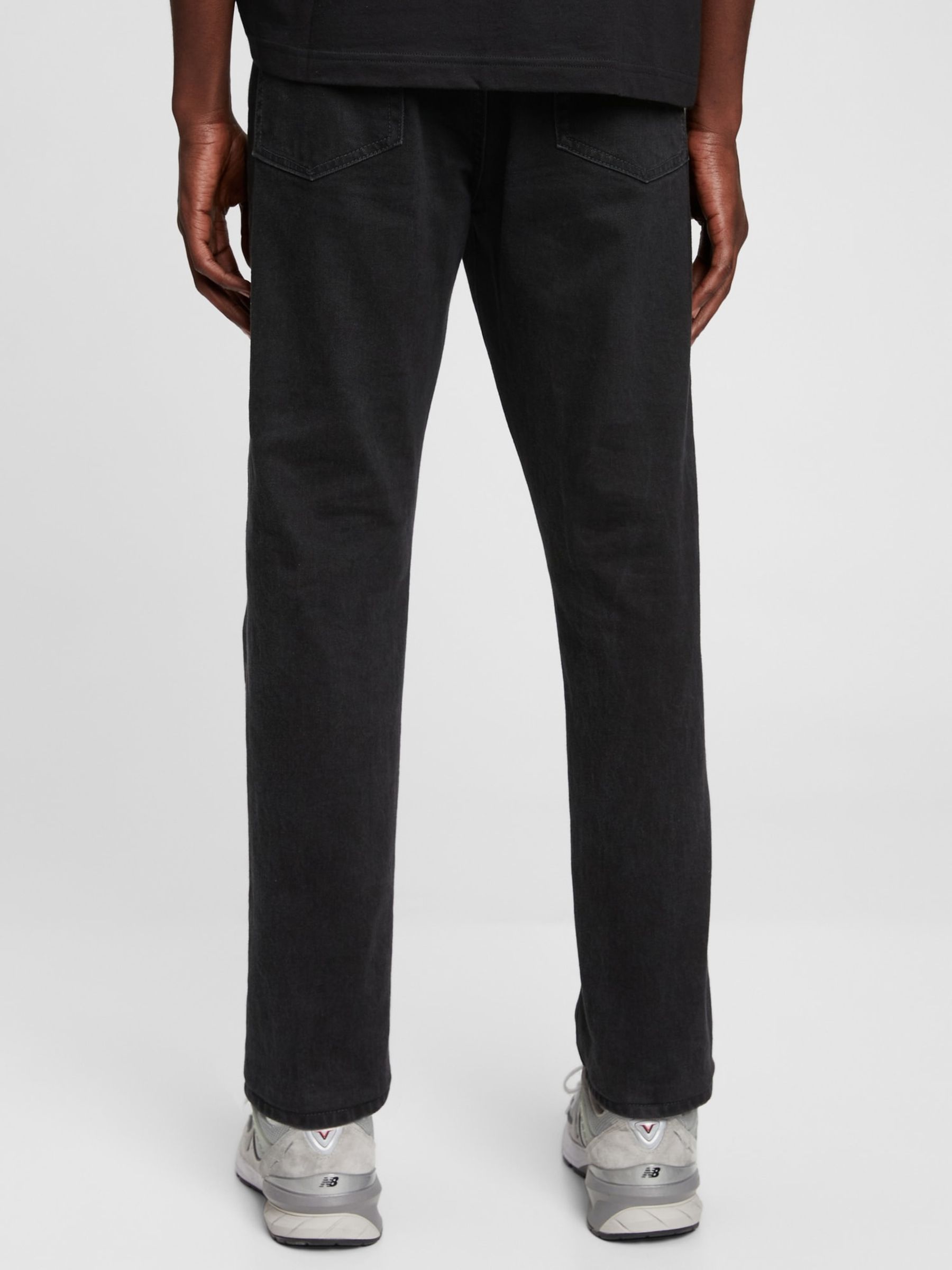 Black Slim Fit Comfort Stretch Soft Jeans - Image 3 of 8