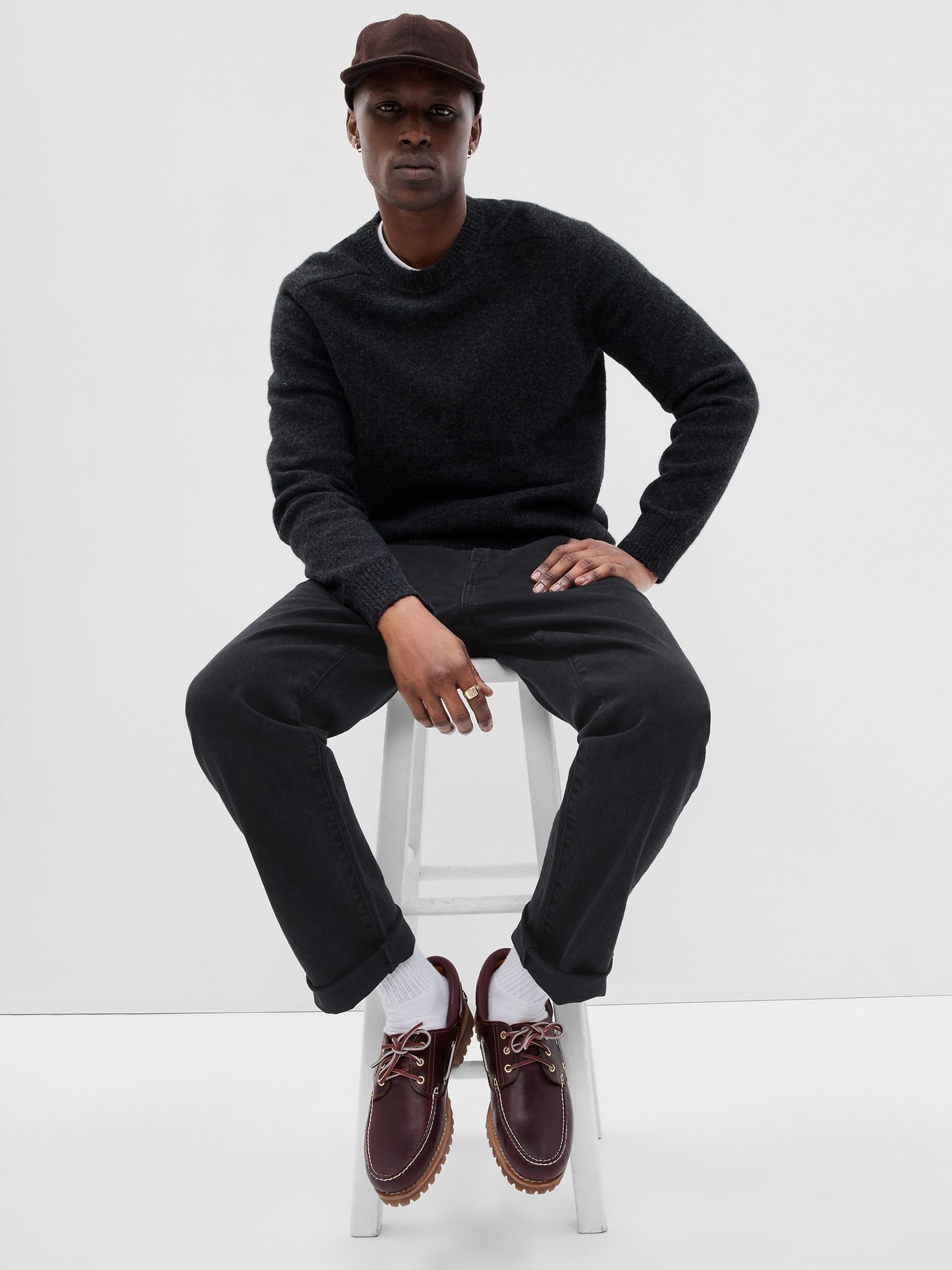 Black Slim Fit Comfort Stretch Soft Jeans - Image 5 of 8