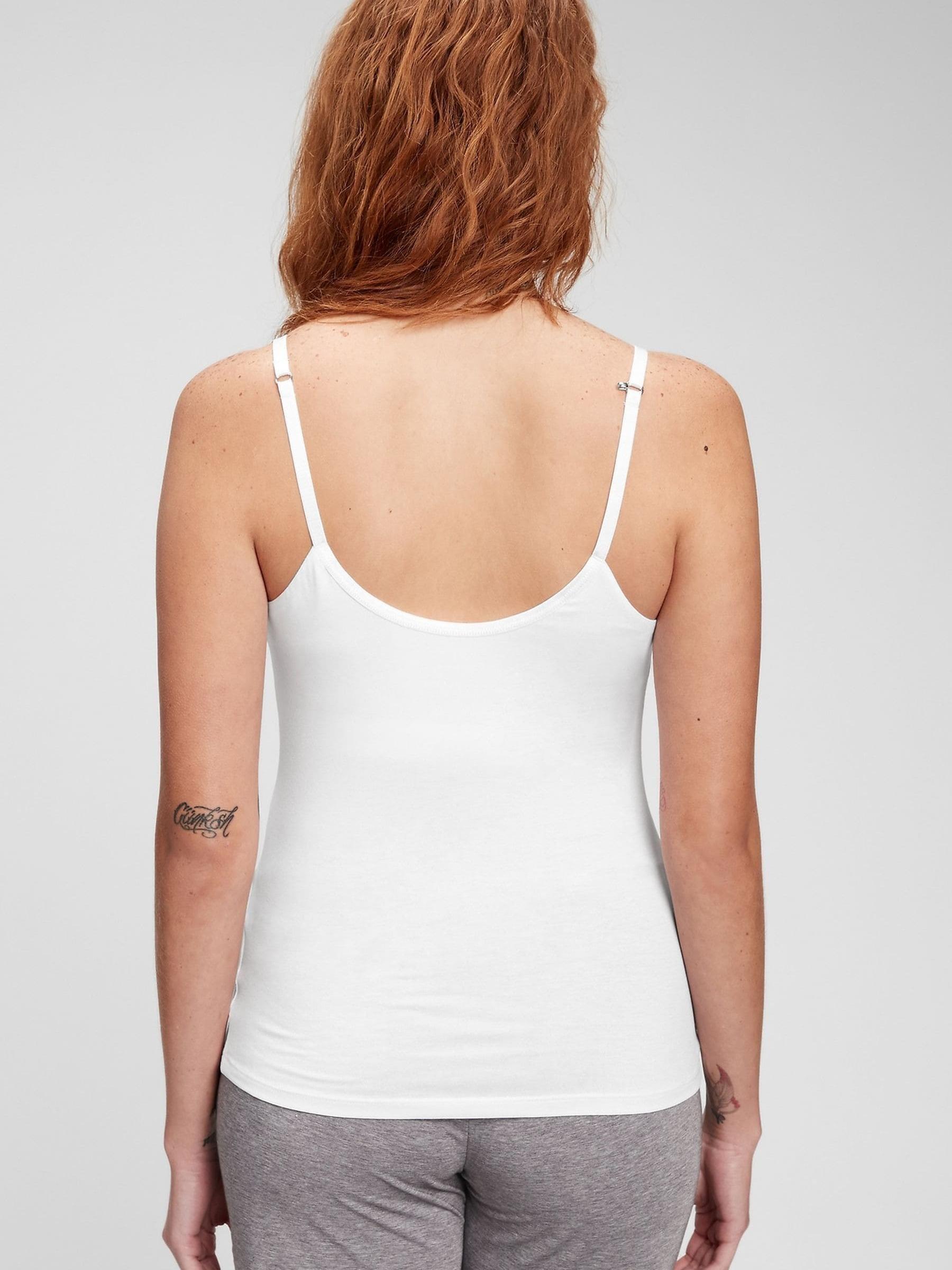 White Maternity Nursing Halterneck Cami Top - Image 2 of 4