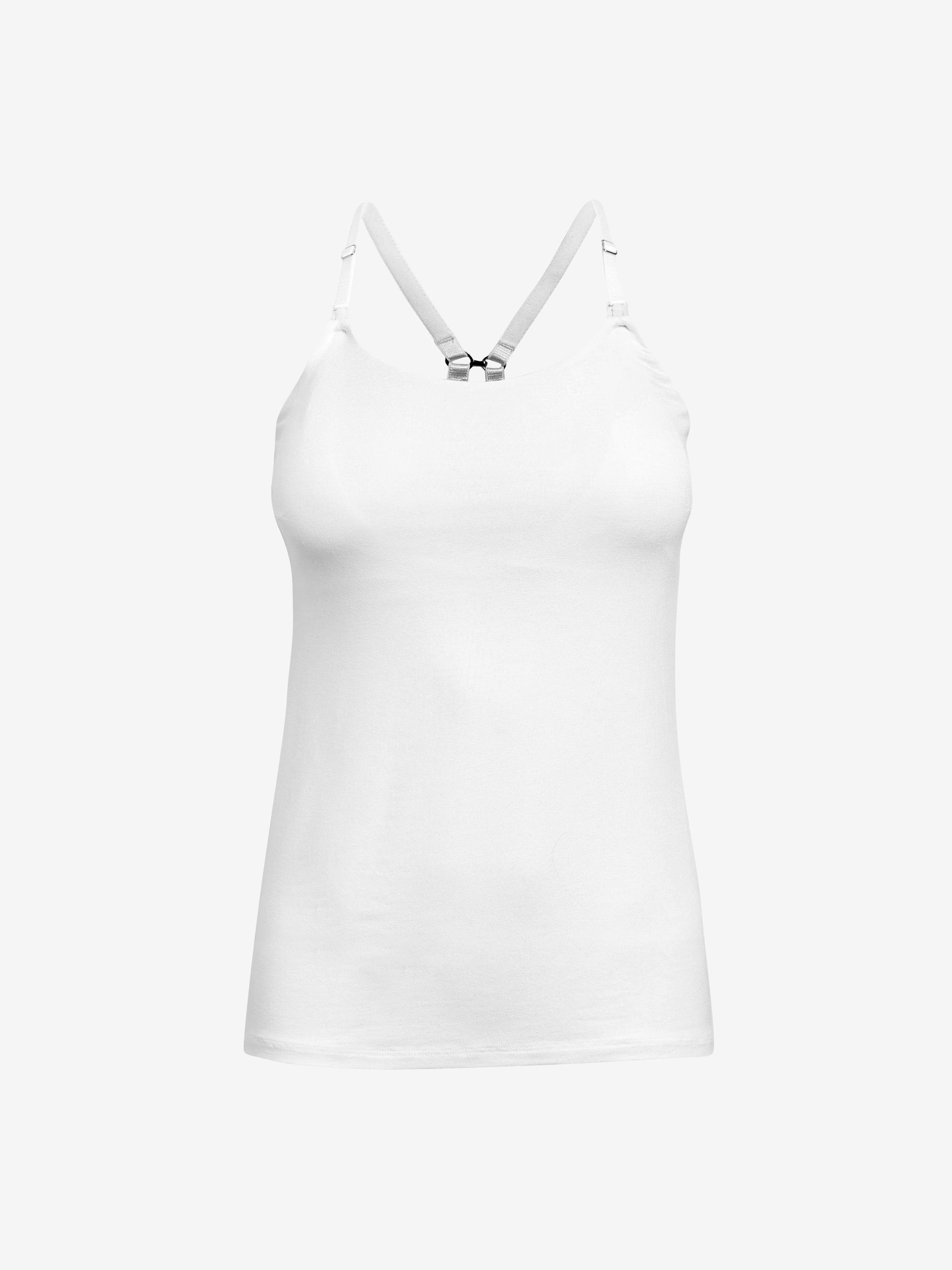 White Maternity Nursing Halterneck Cami Top - Image 3 of 4