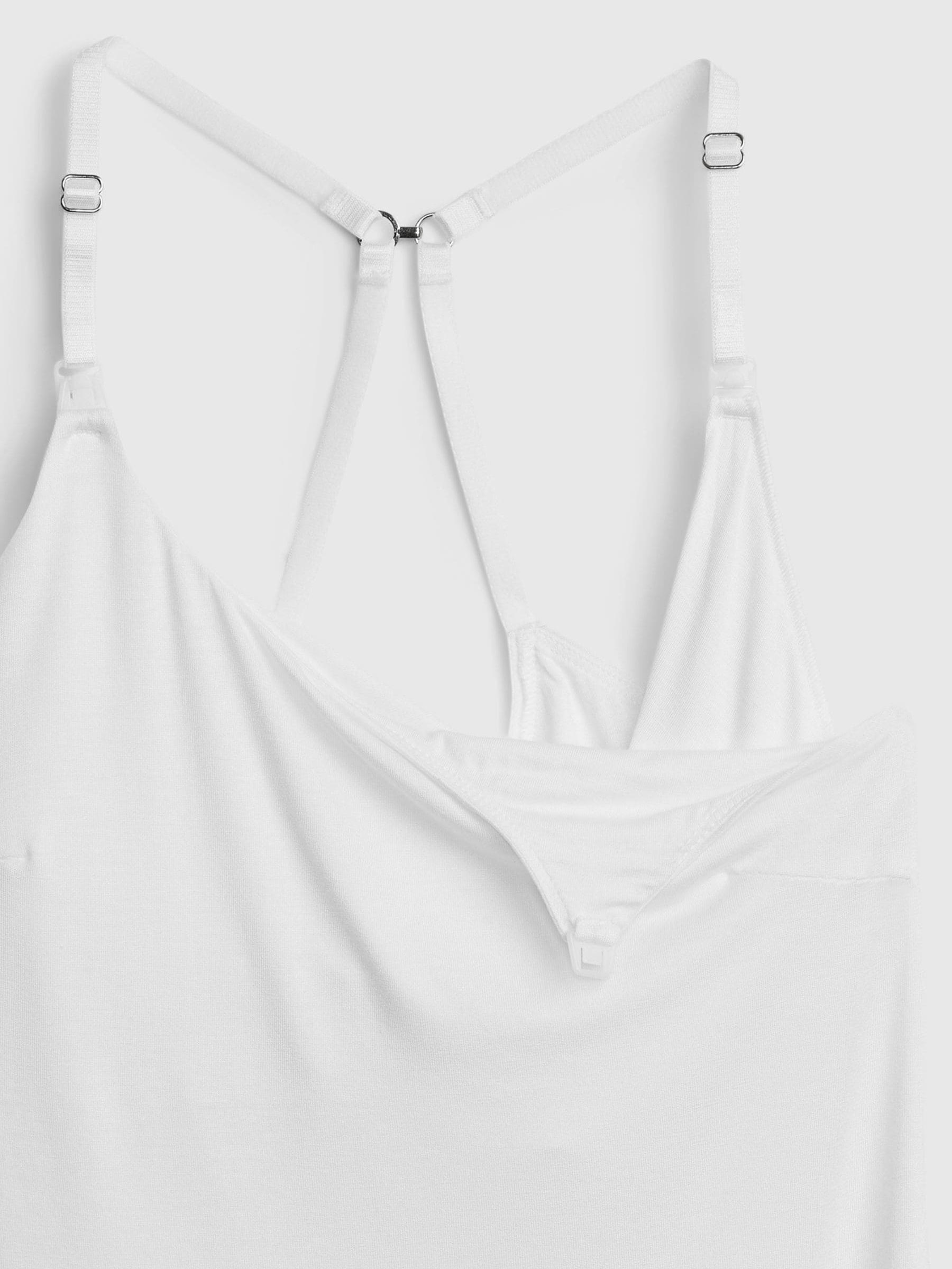 White Maternity Nursing Halterneck Cami Top - Image 4 of 4