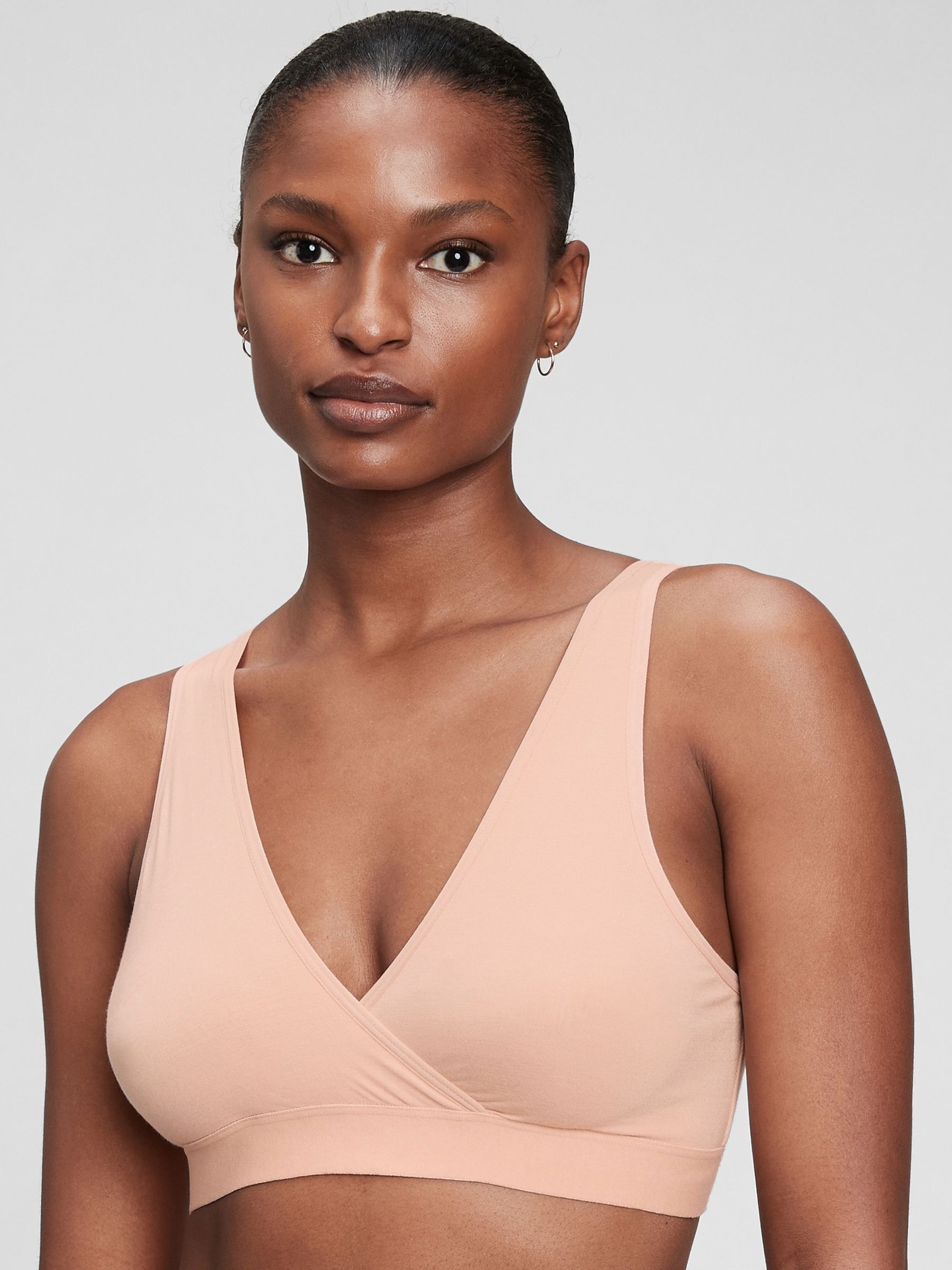Pink Maternity Nursing Lounge Bralette - Image 1 of 4