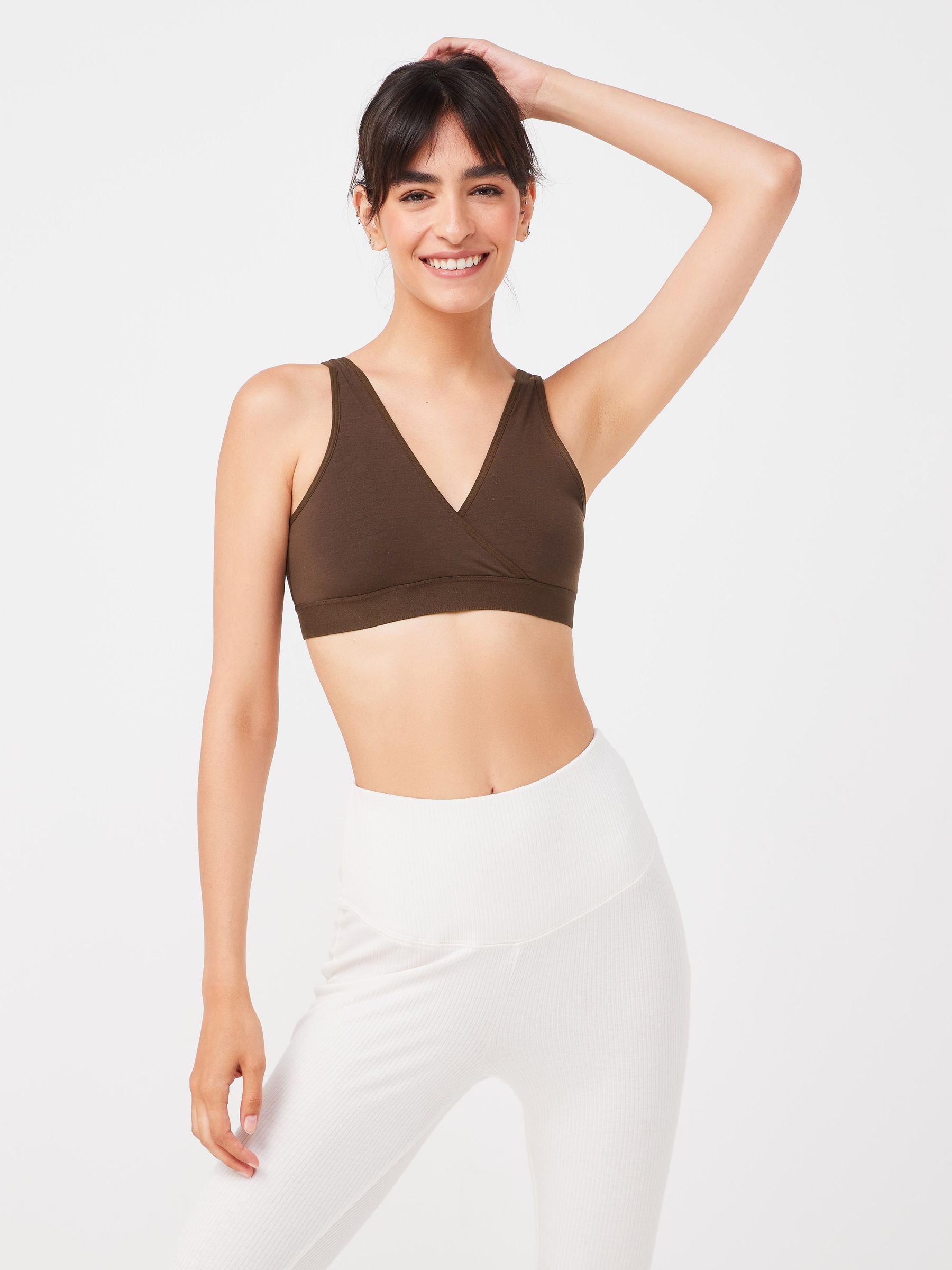 Brown Maternity Nursing Lounge Bralette - Image 1 of 2