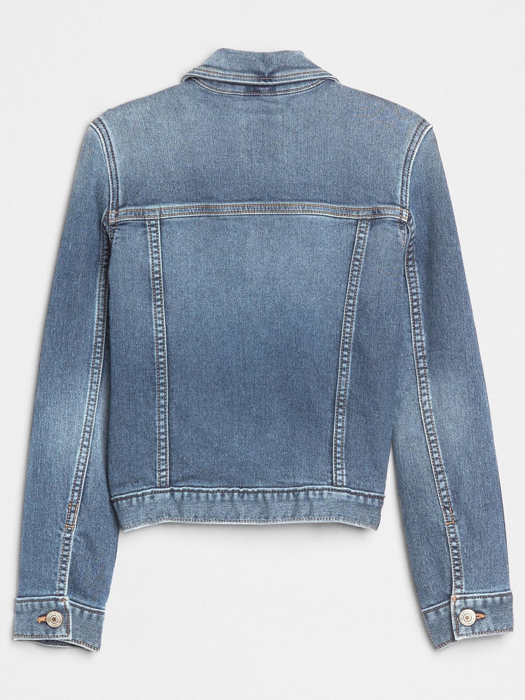 Indigo Blue Icon Denim Jacket - Image 3 of 4