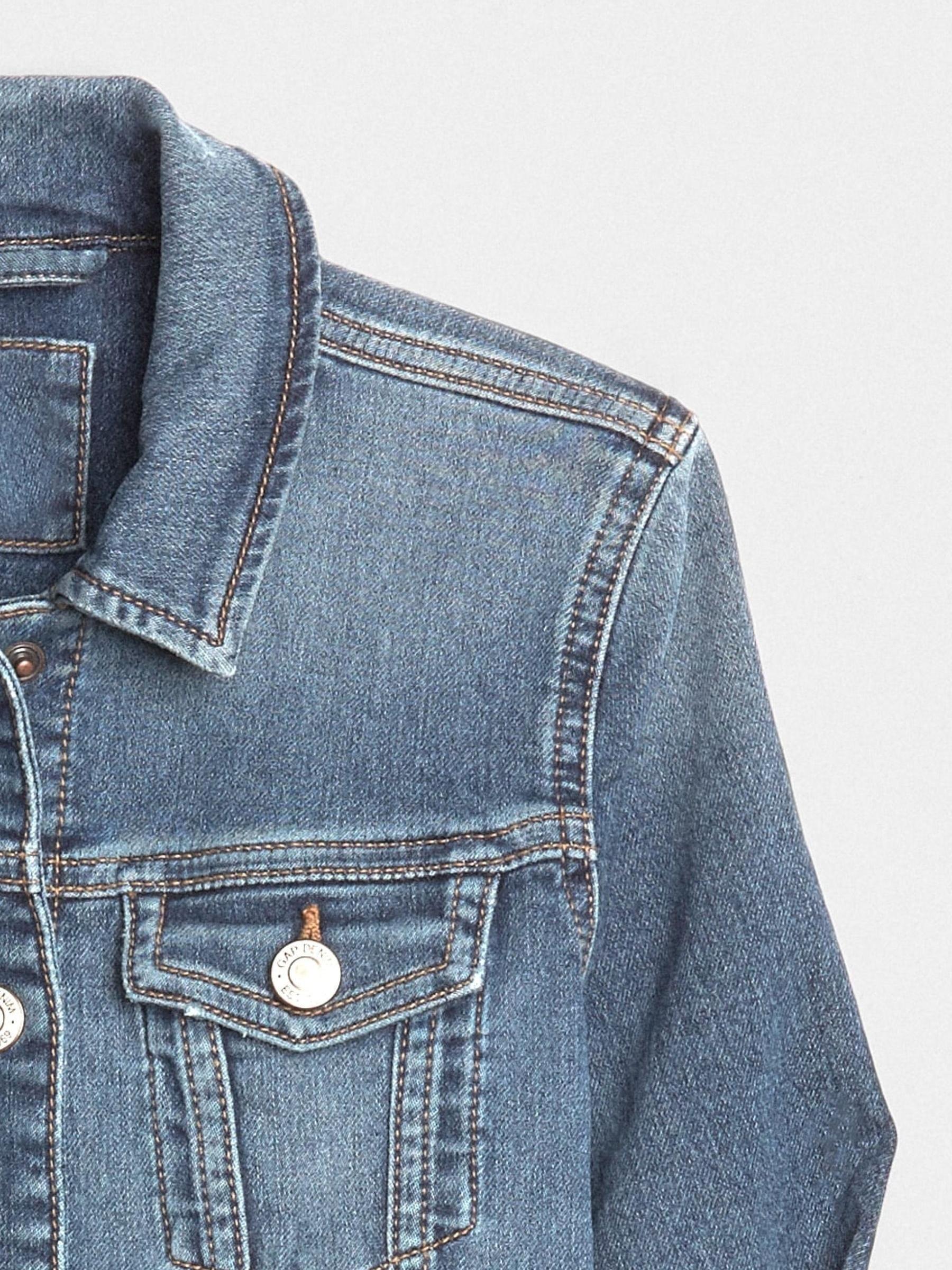 Indigo Blue Icon Denim Jacket - Image 4 of 4