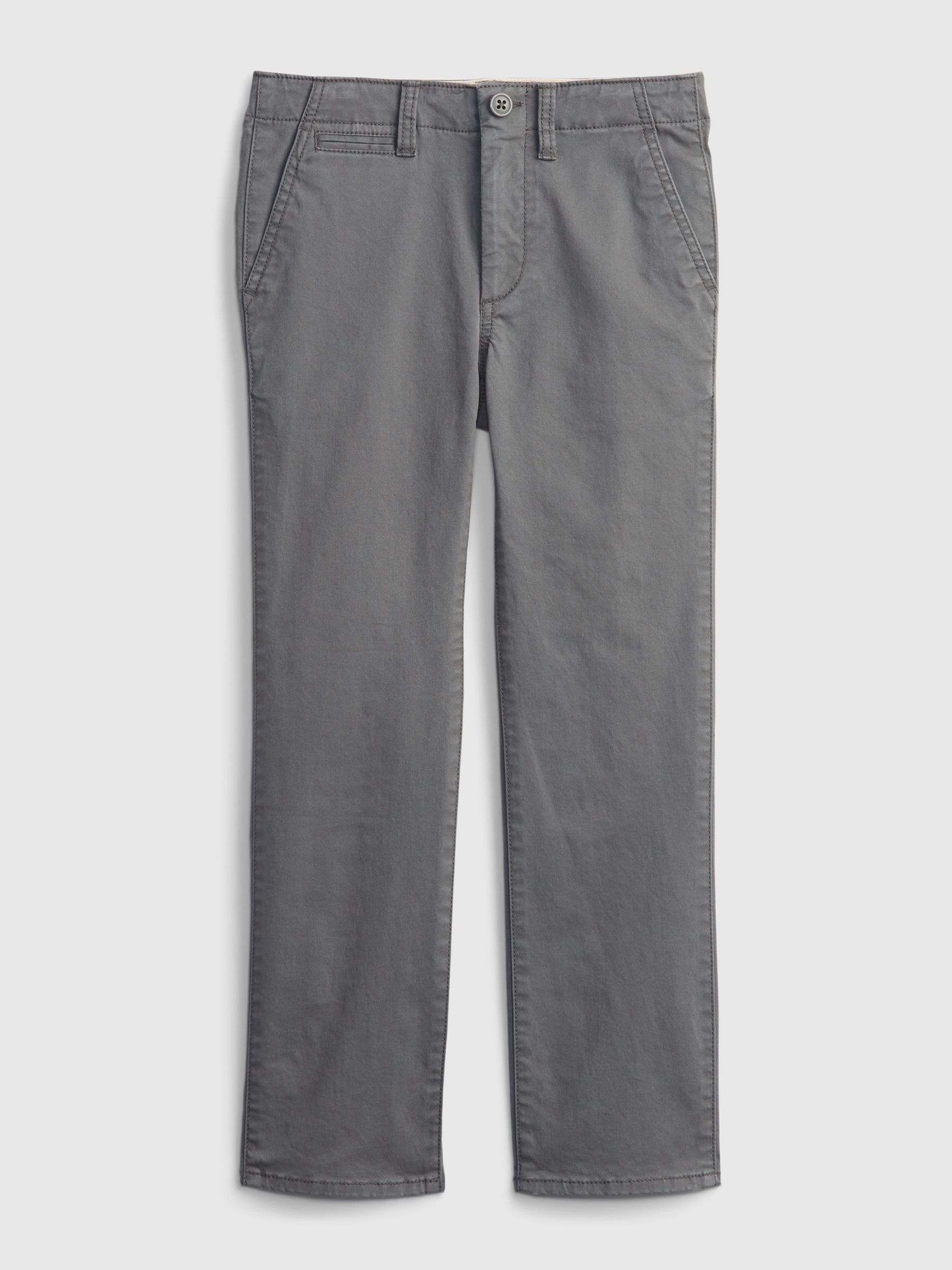 Grey Straight Leg Chinos - Image 1 of 1