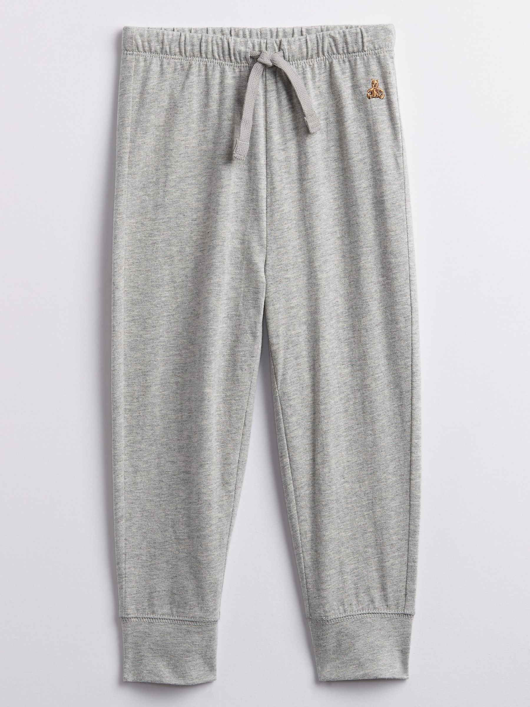 Light Heather Grey Brannan Bear Pull On Joggers (Newborn-5yrs) - Image 1 of 2